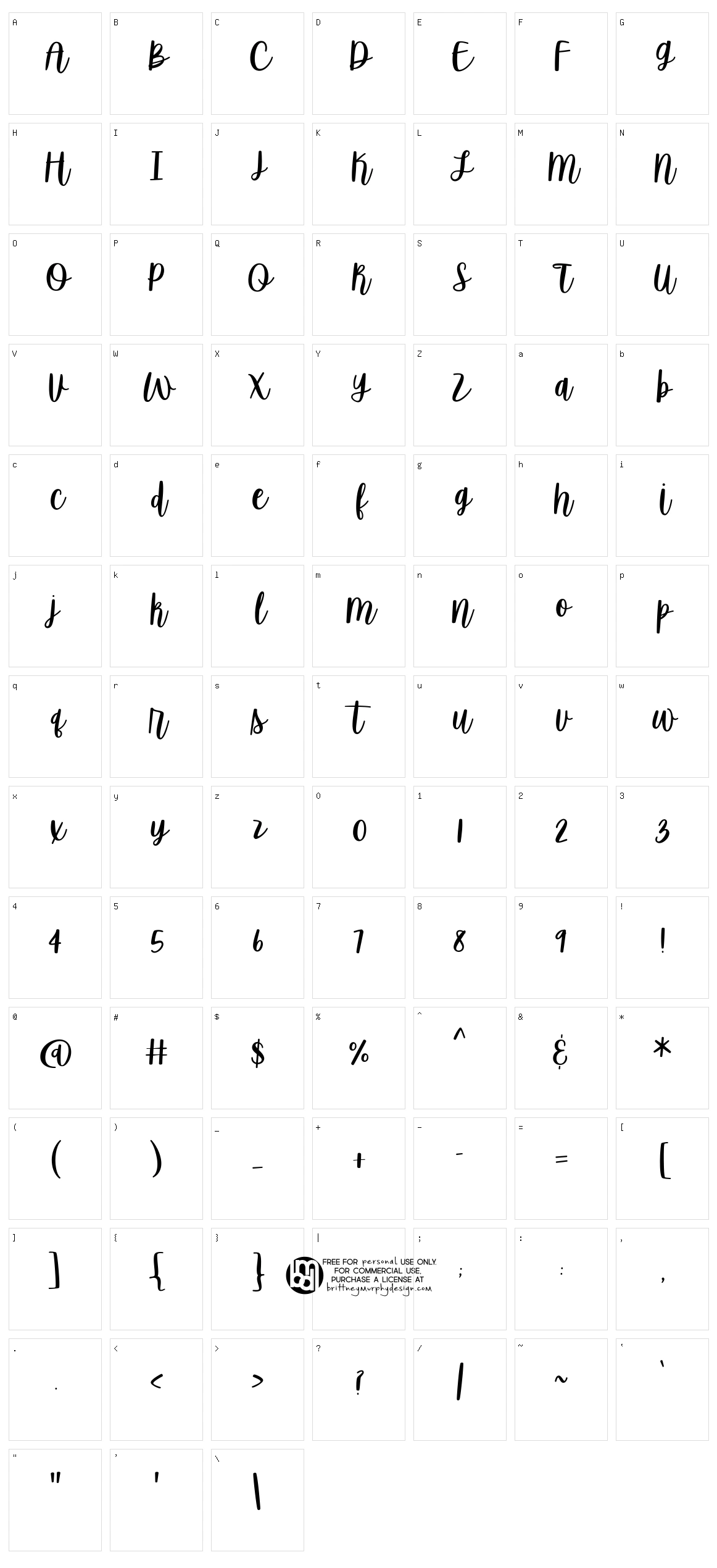 Sugar & Spice Character Set