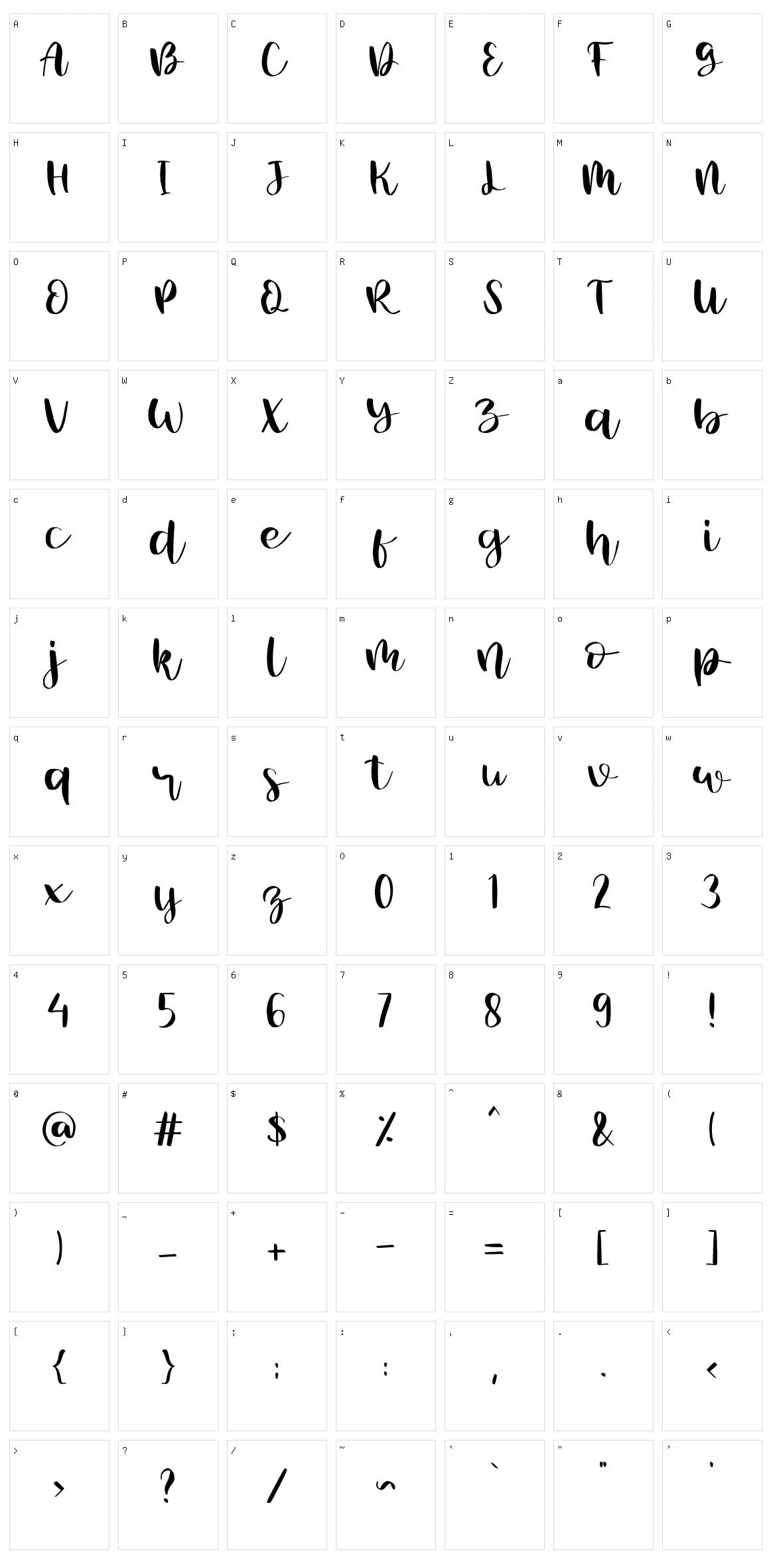 Summer Time Character Set