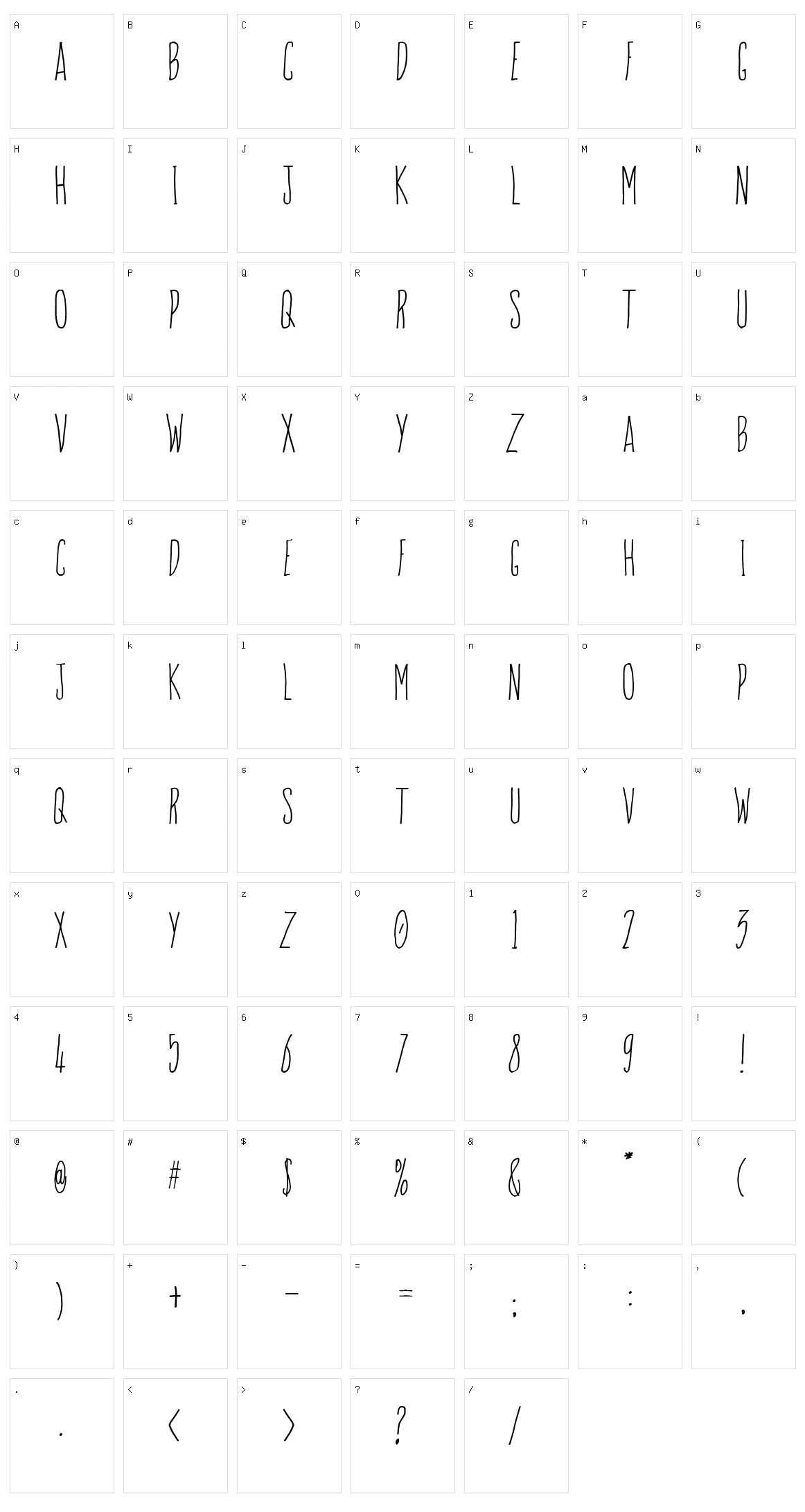 Sun & Rain Character Set