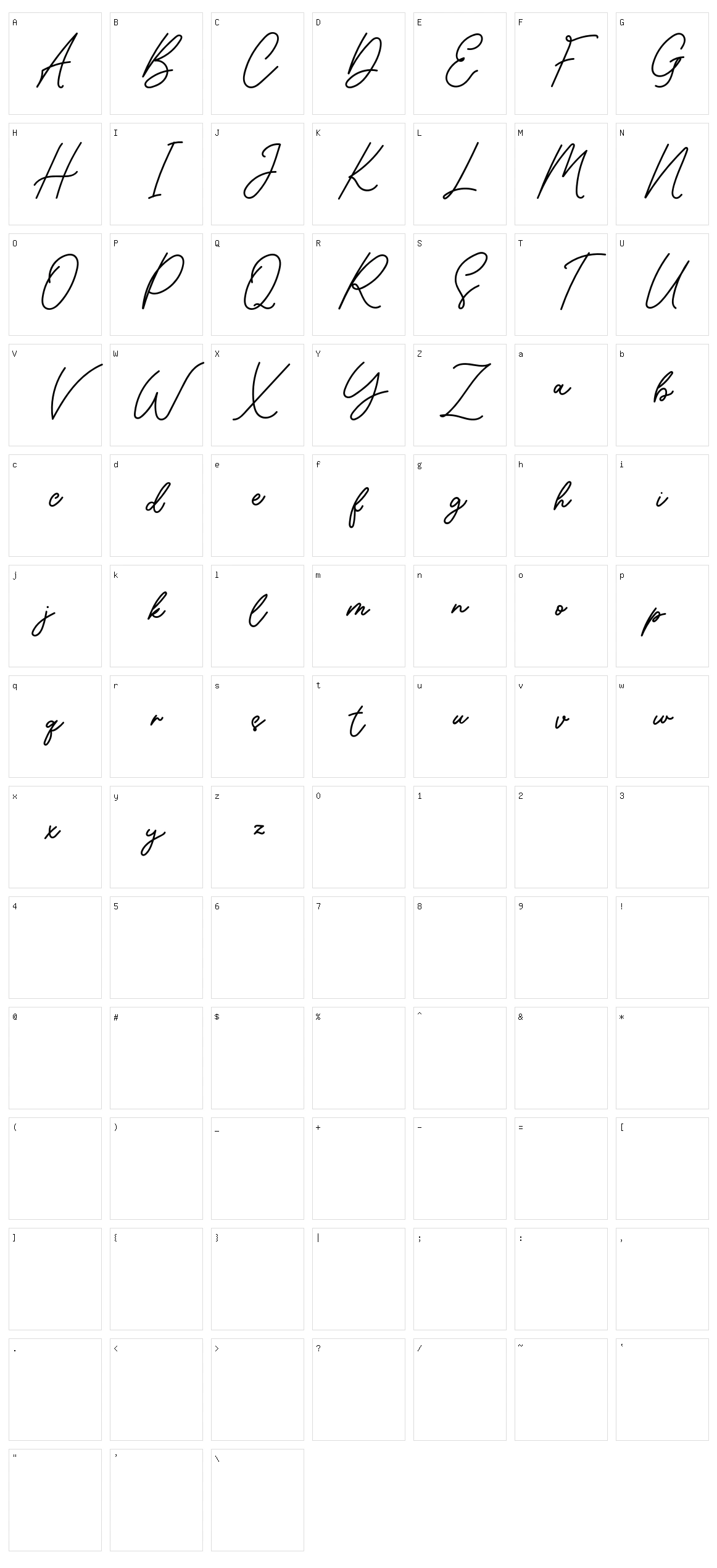 Sunflower Character Set