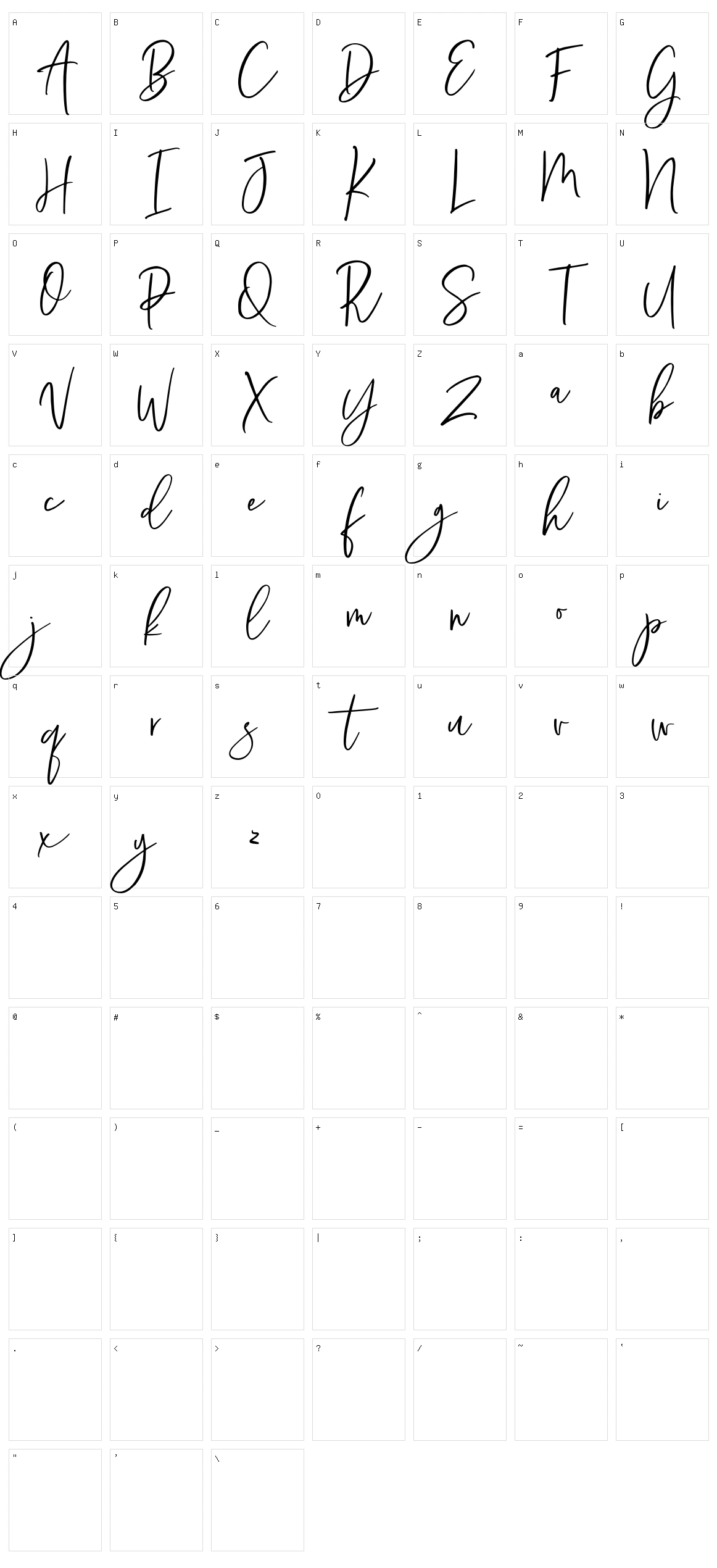 Sunydale Character Set