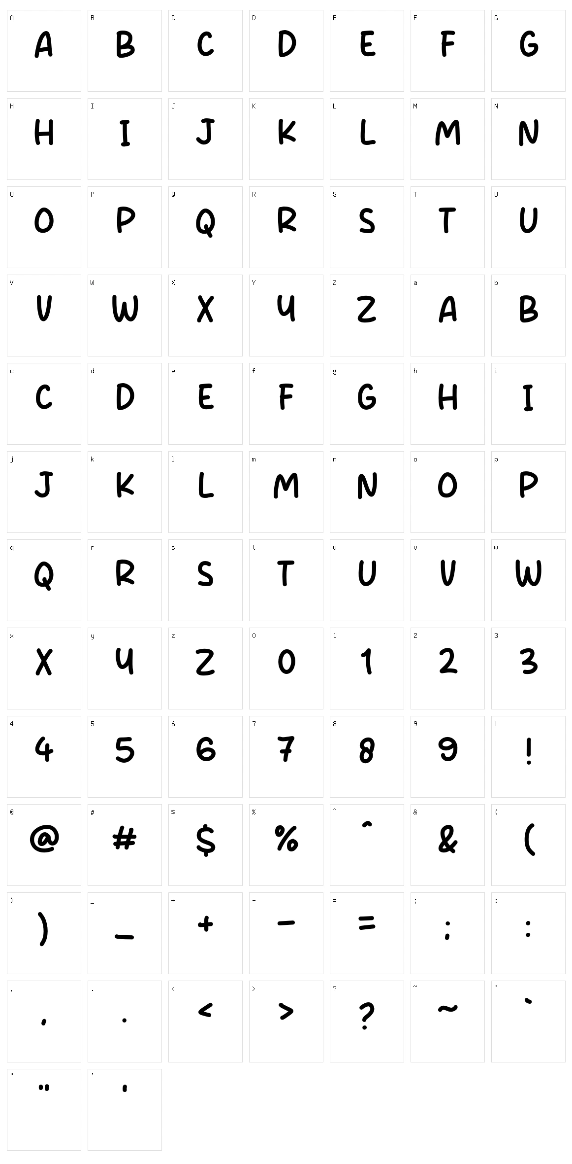 Super College Character Set