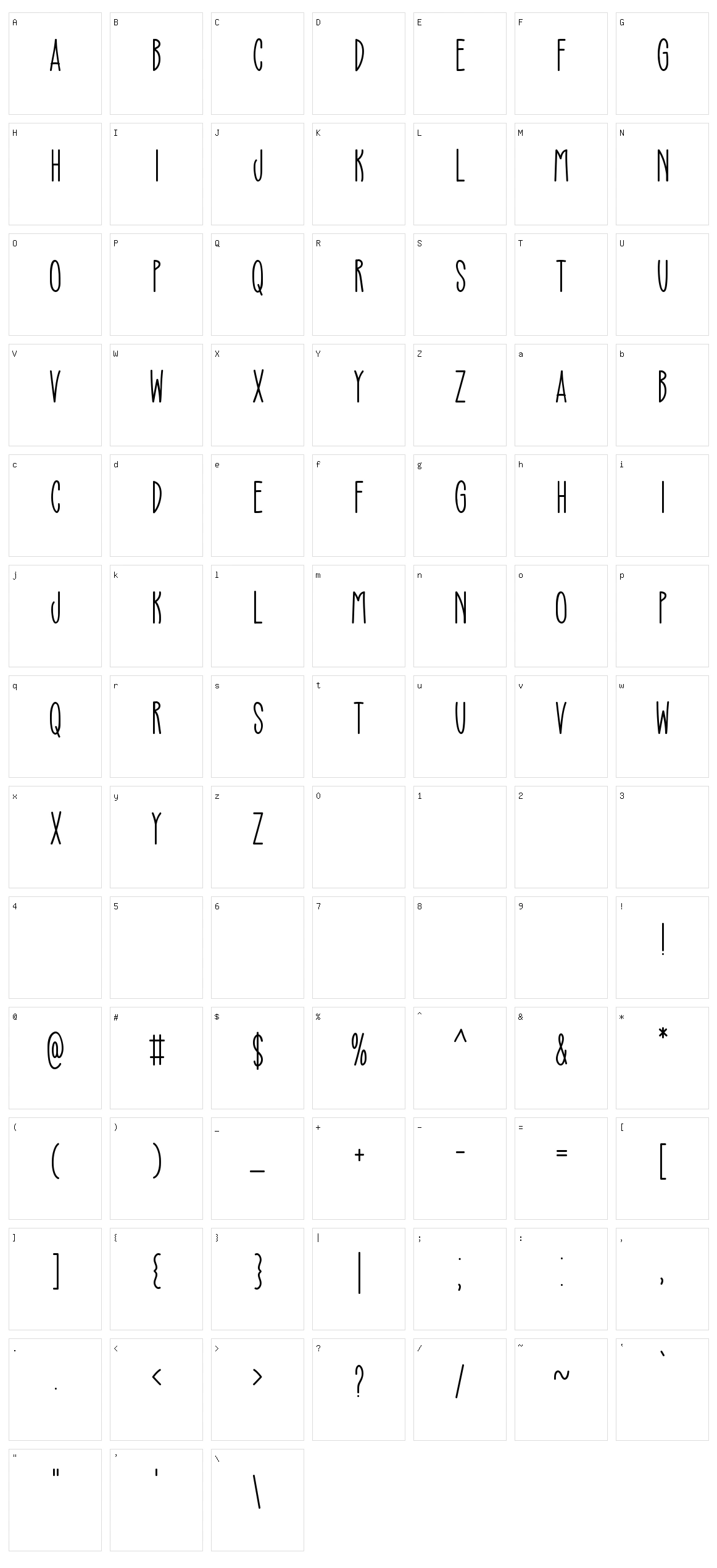 Superior Mind Character Set