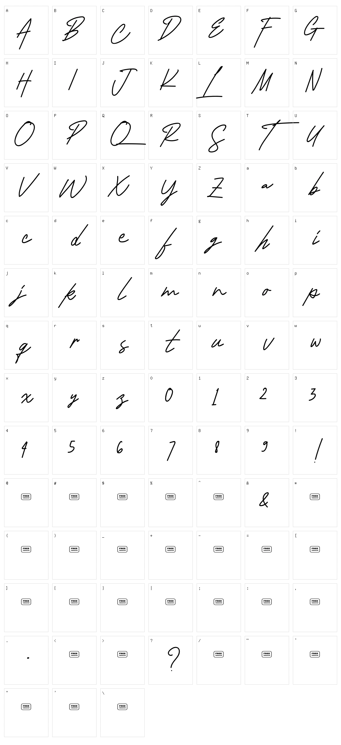 Sweet Beans Character Set