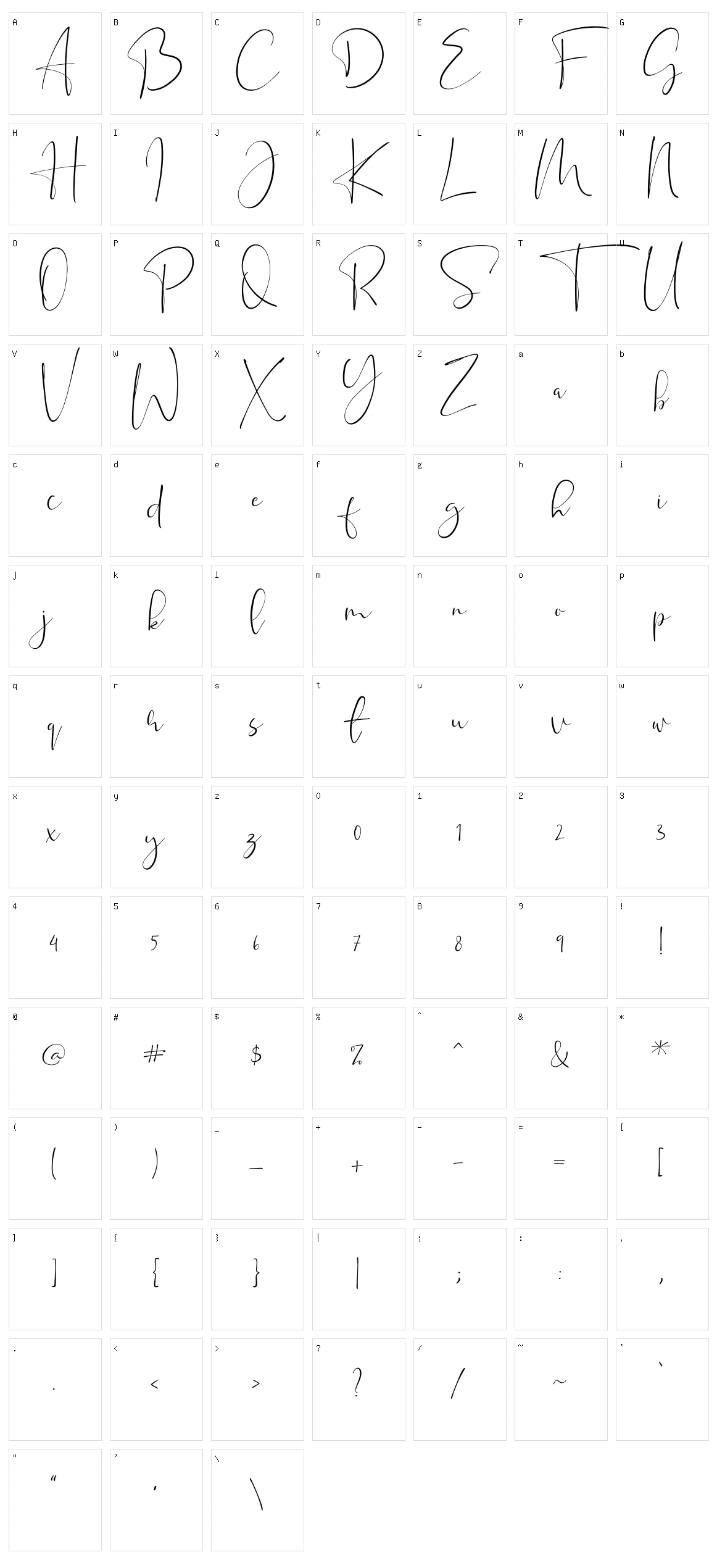 Sweet Madelyn Character Set