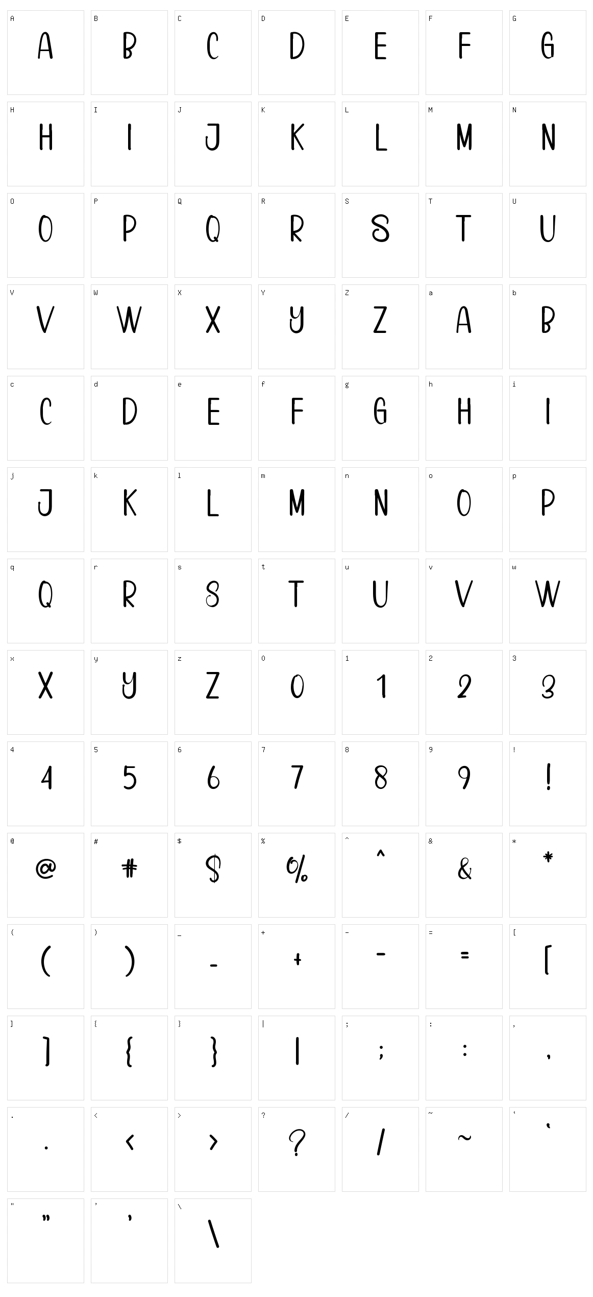 Sweet Planner Character Set