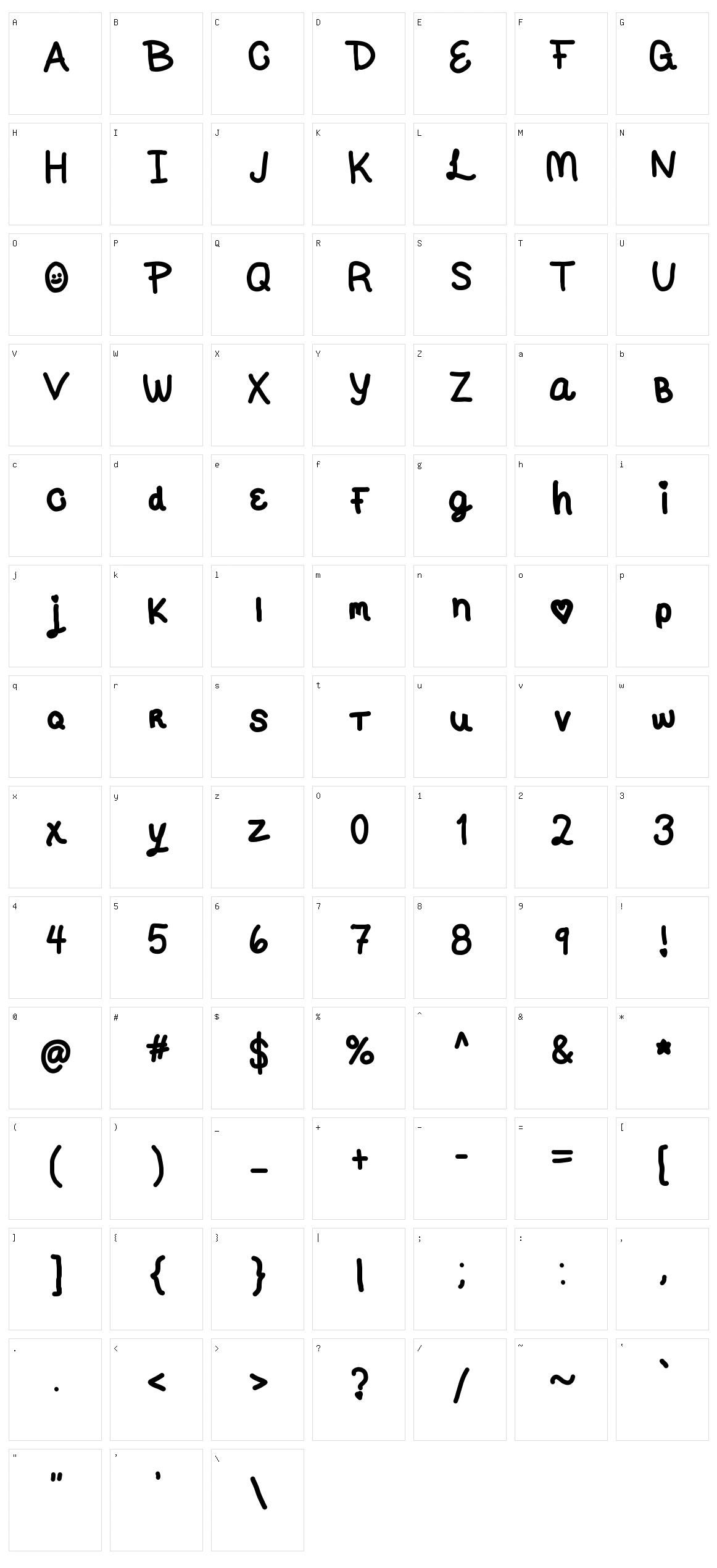 Sweetie Love Character Set