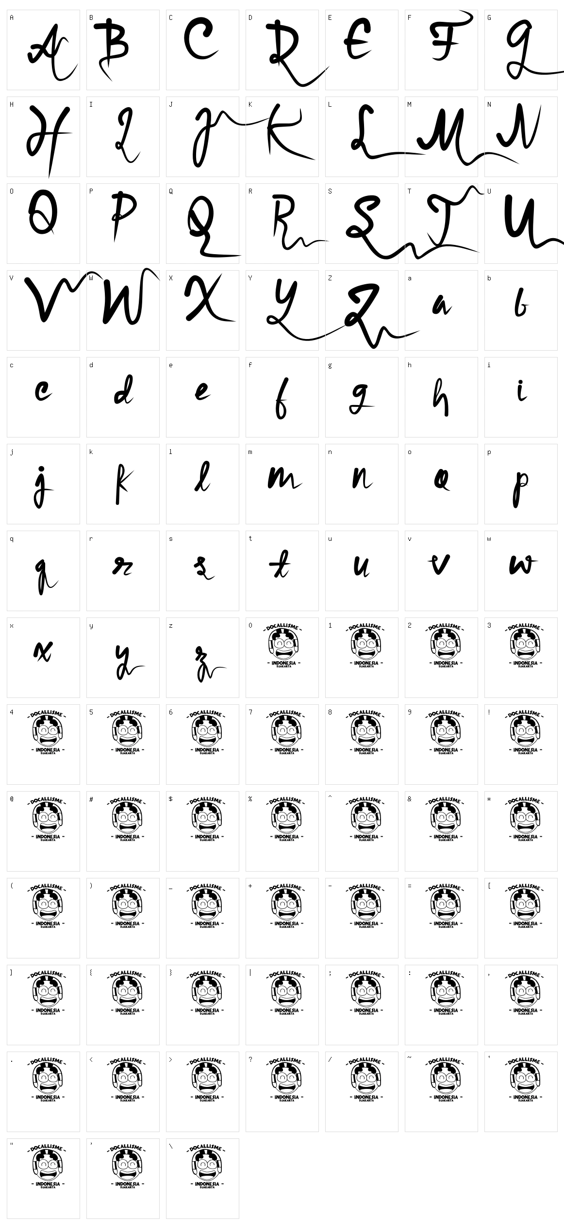 Syrial Mursa Character Set