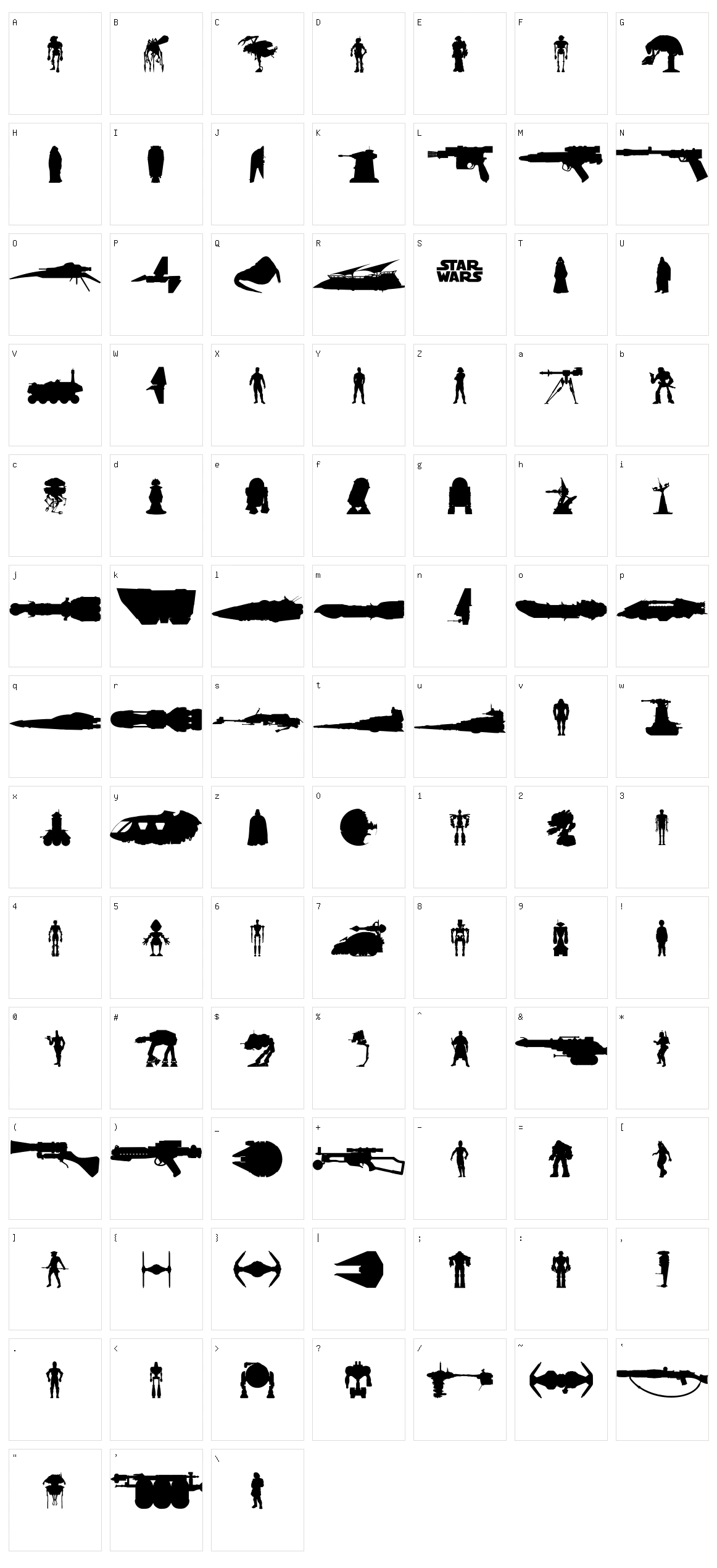 StarWars Kit Character Set