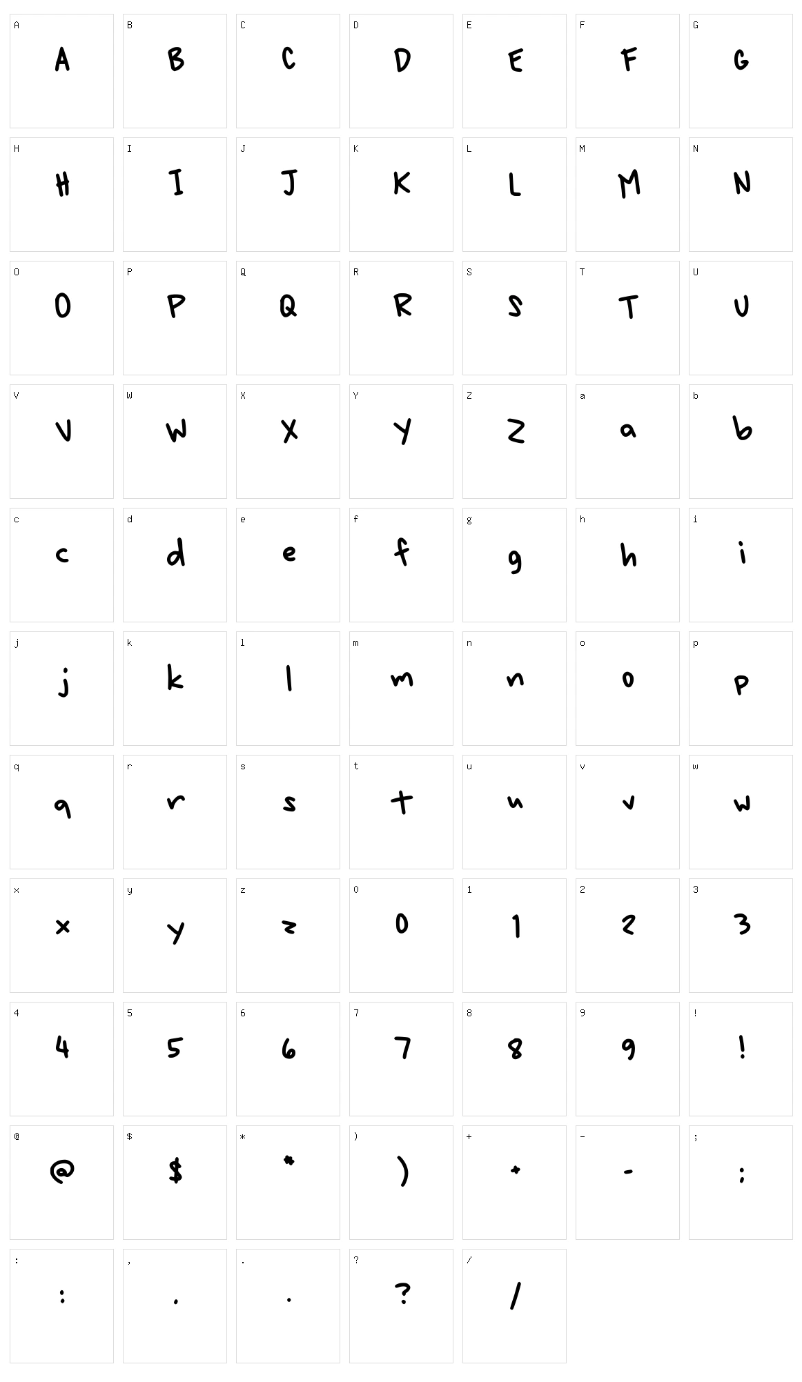 Thats Less Than Last Time Character Set