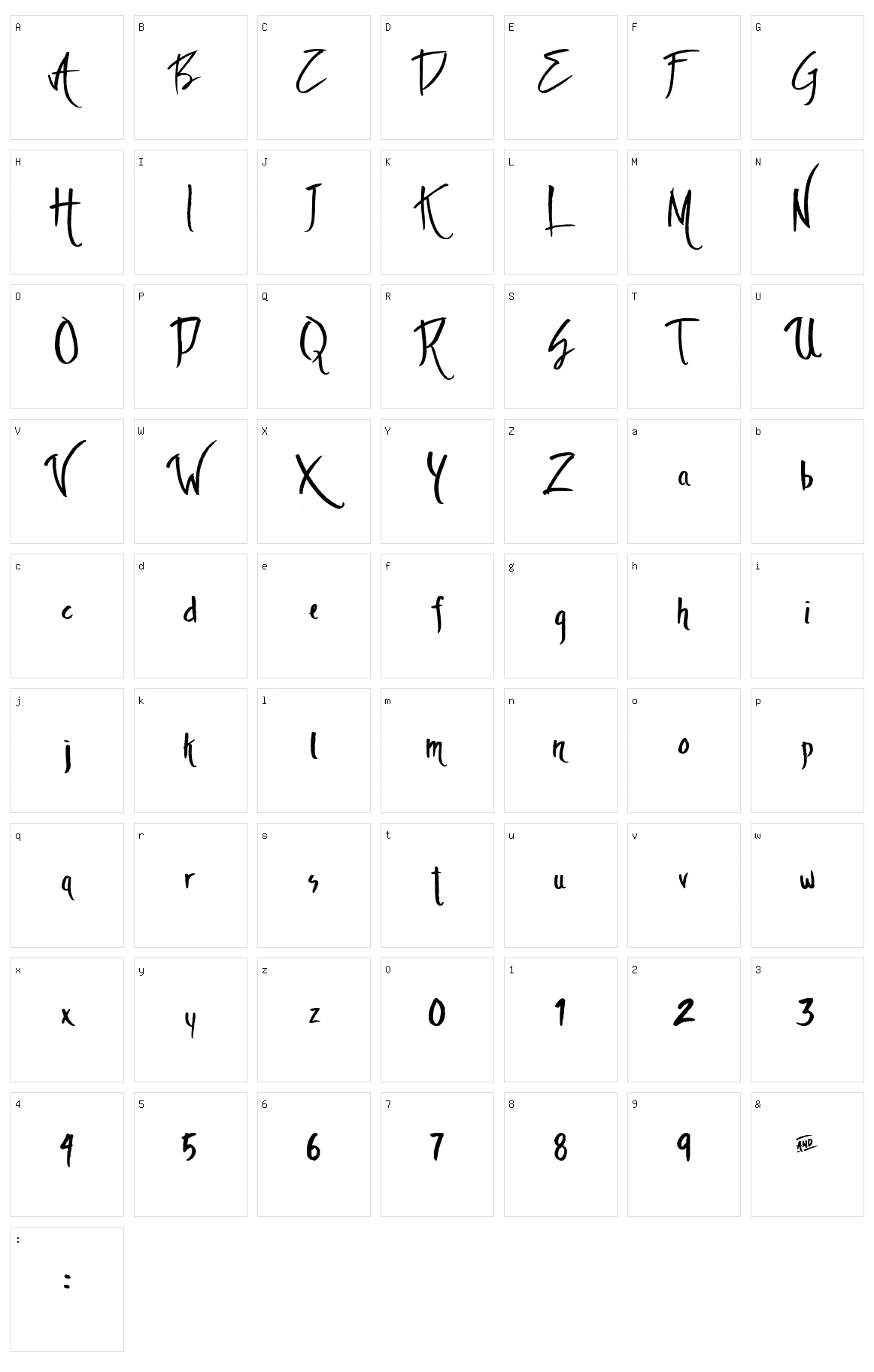 The Ambience Character Set