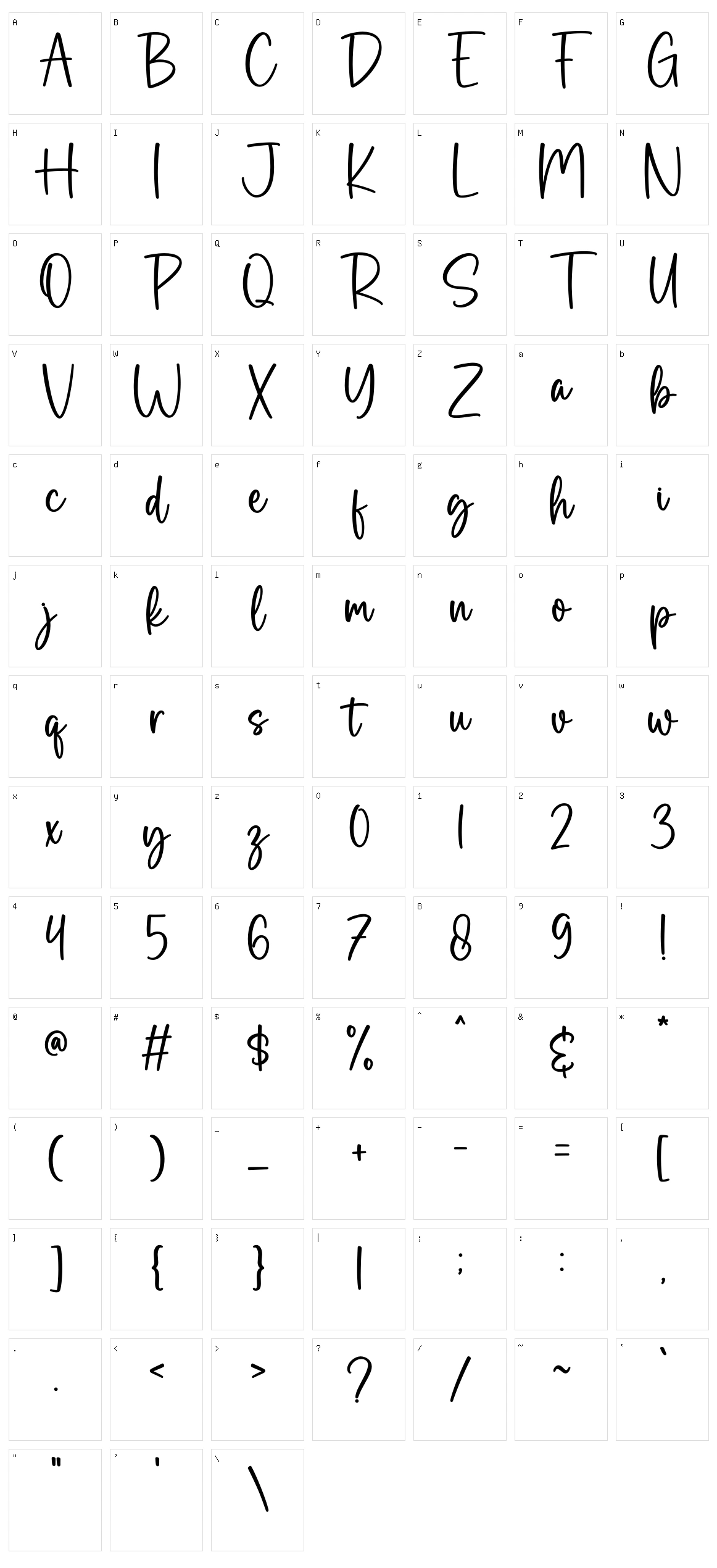 The Cottage Character Set