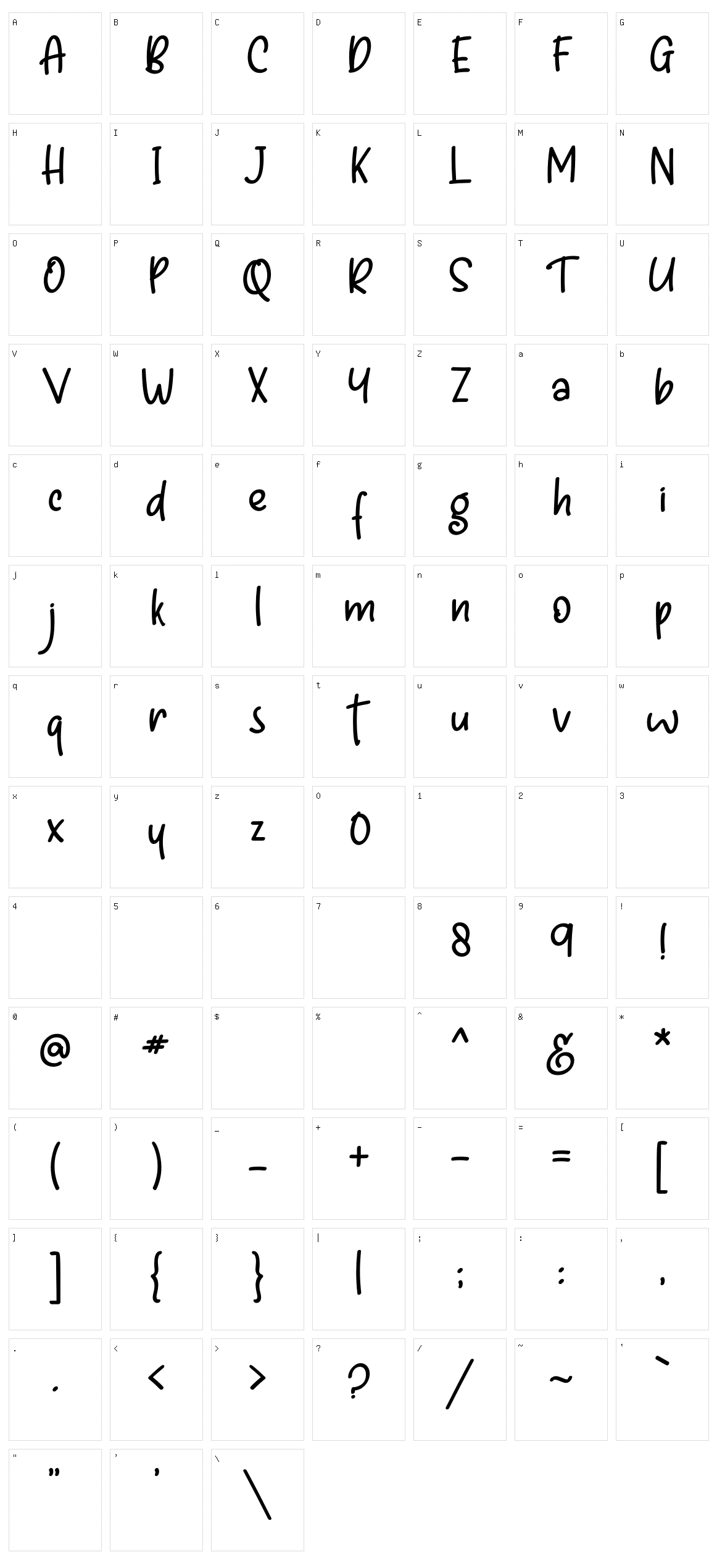 The Fresh Of Onion Character Set