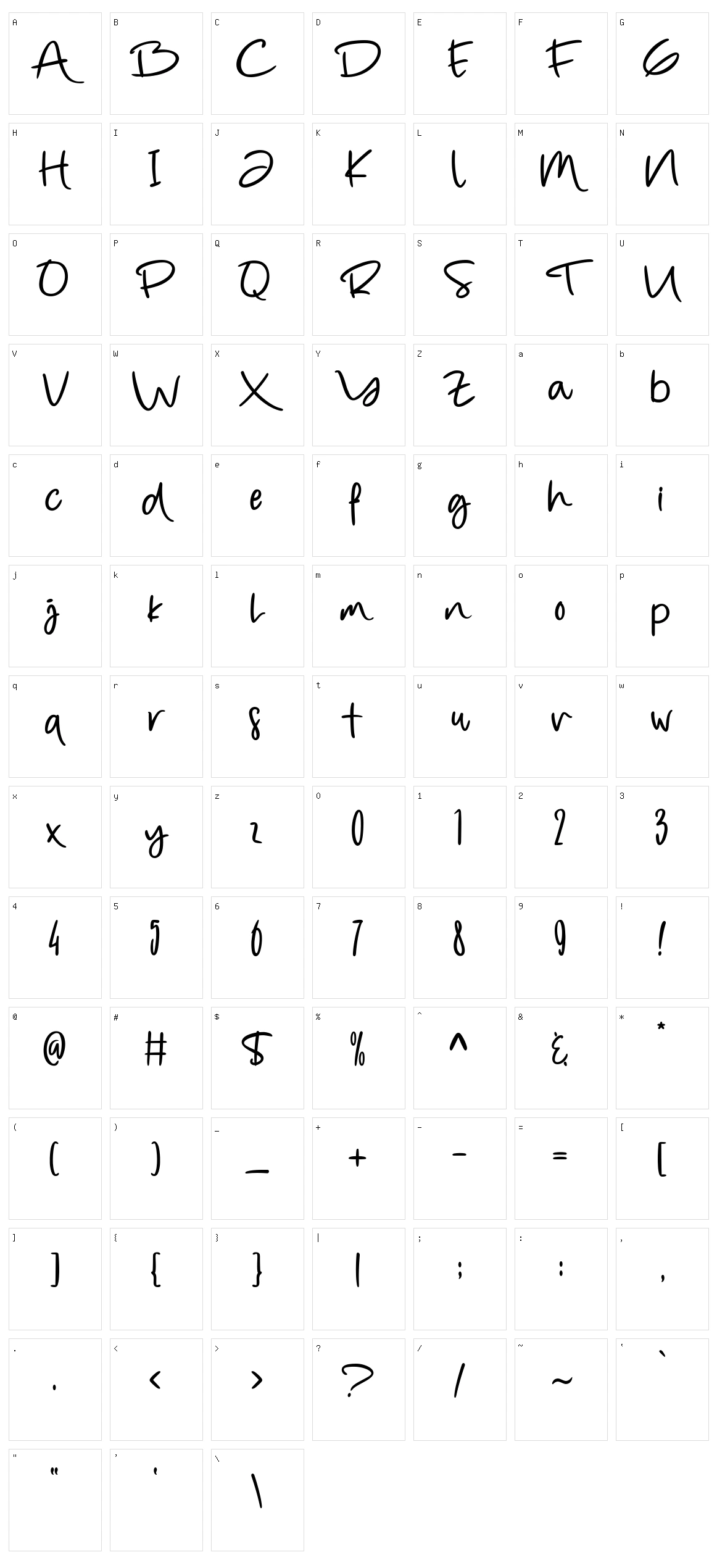 The Golden Roasted Character Set