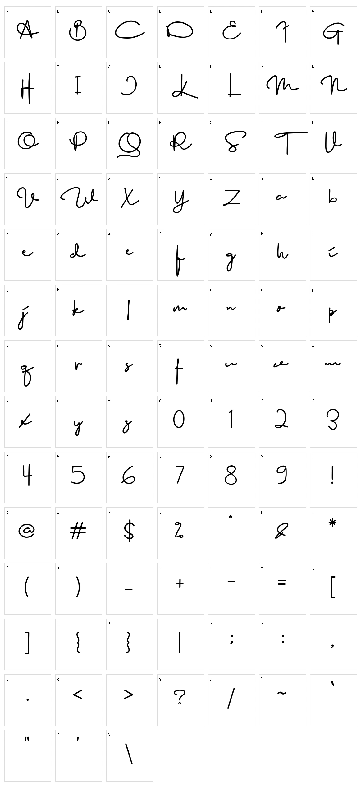 The Great Wall Character Set