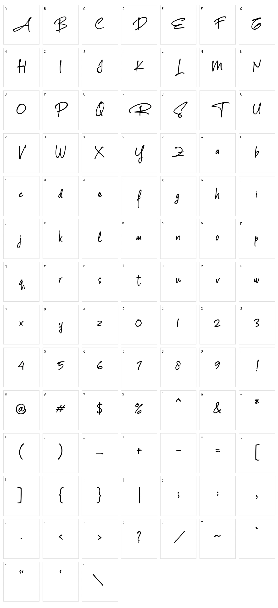 The Rambler Character Set