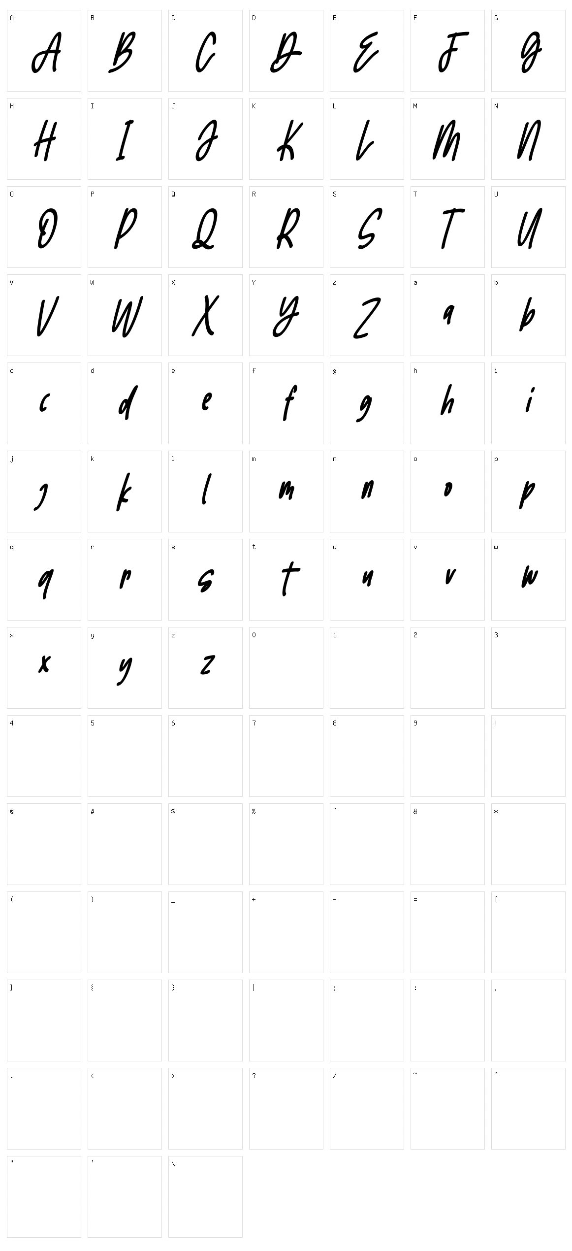 The Rolldes Character Set