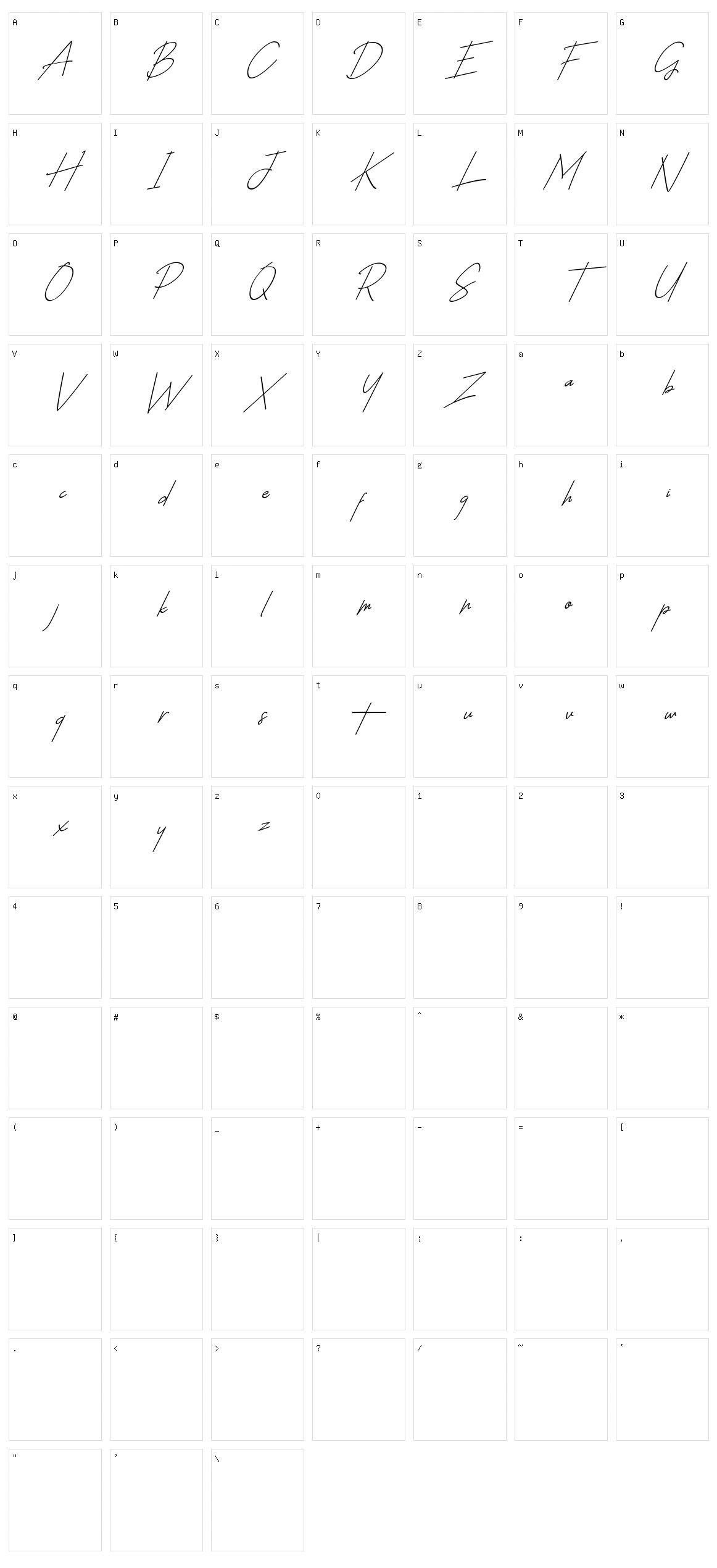 The Sayinistic Character Set