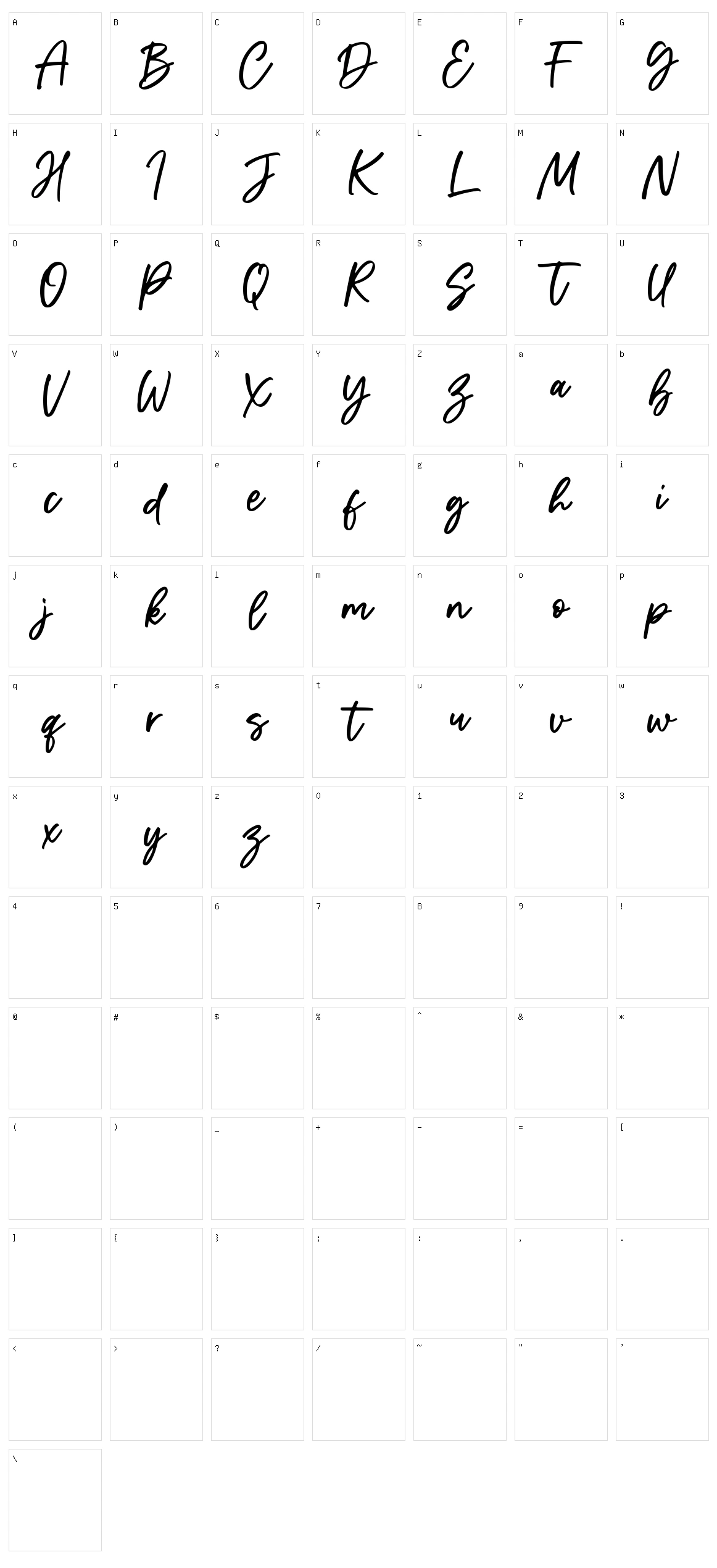 The Sopher Character Set