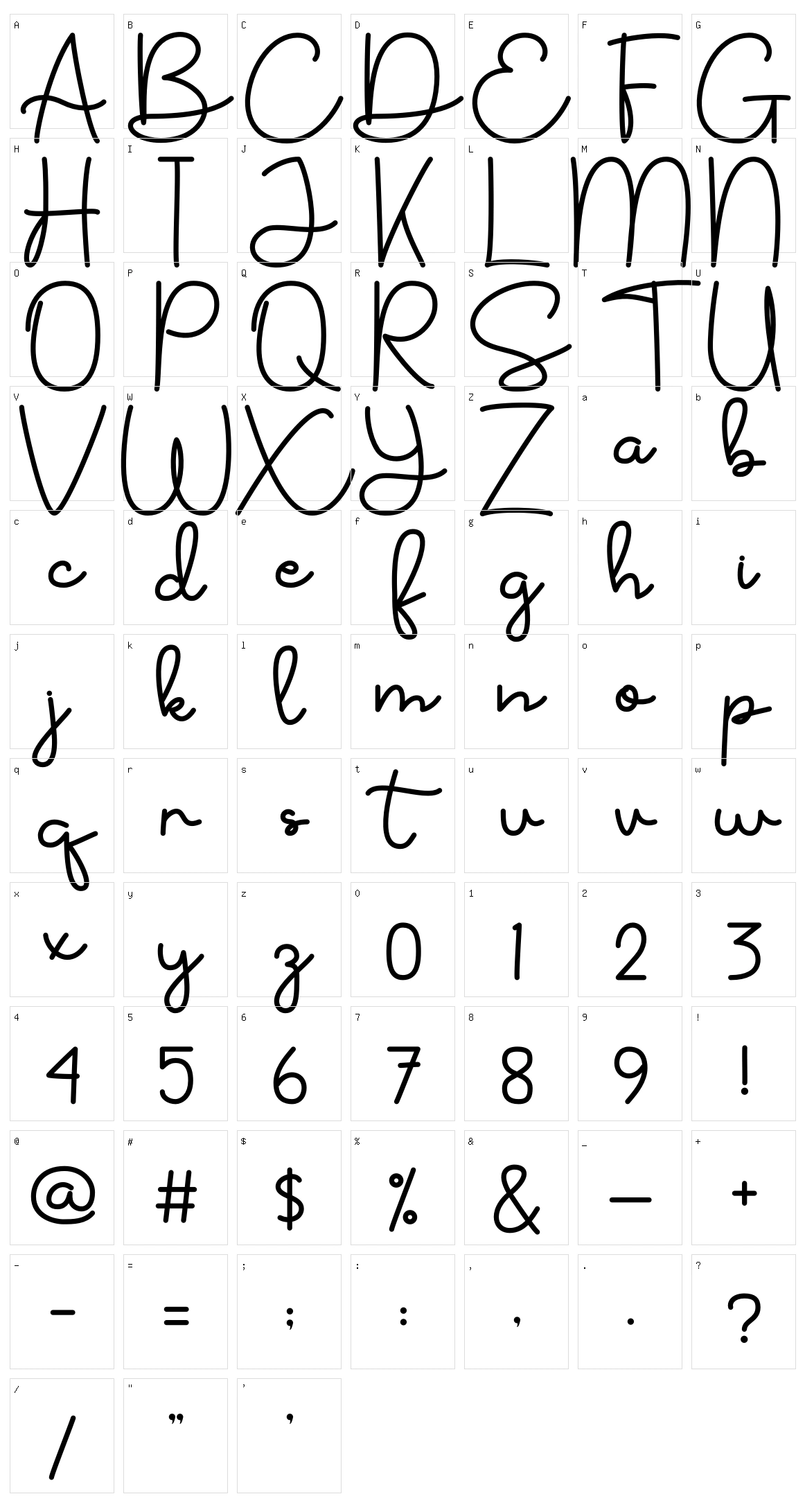 The Street Character Set