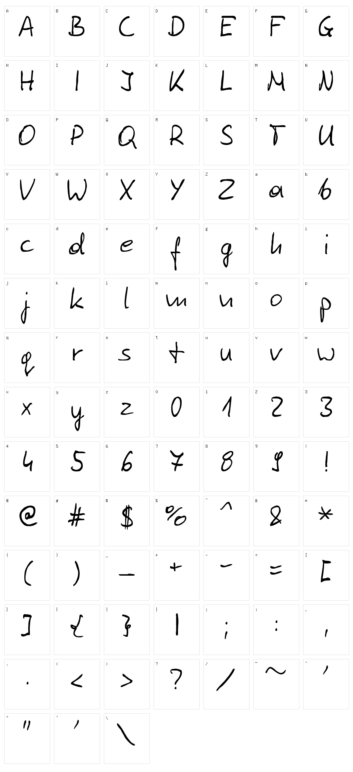 Tomasz Skowronski Character Set