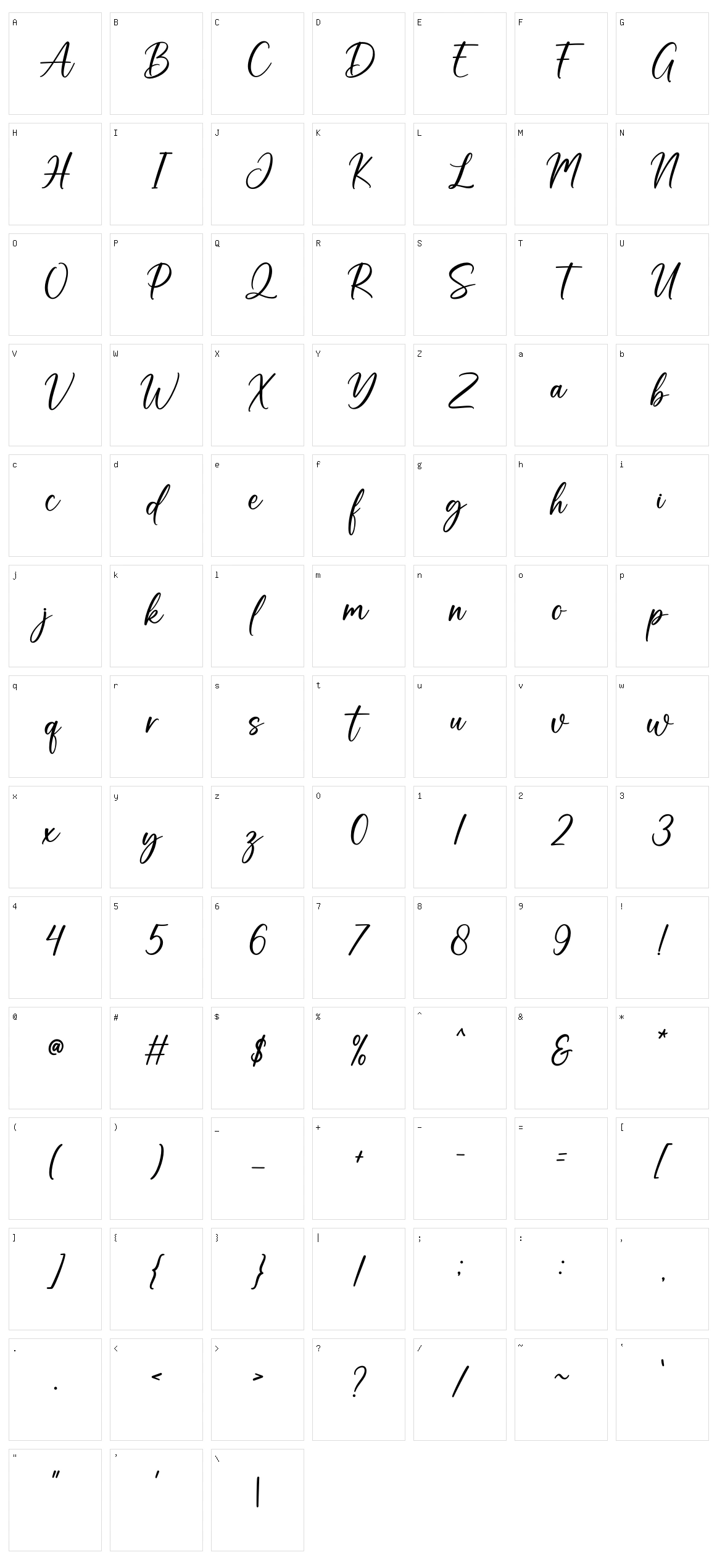 Twilight Character Set