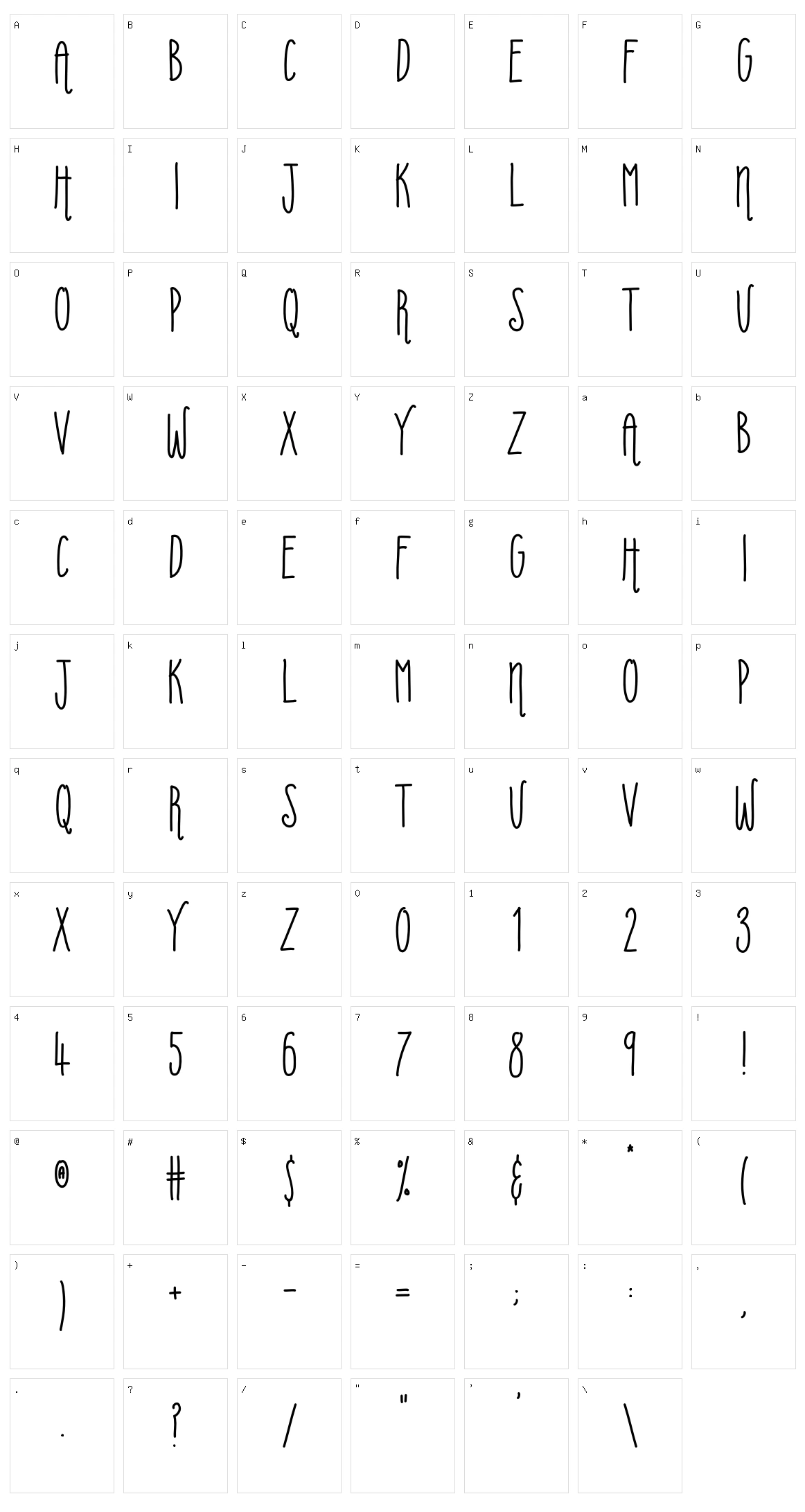 Uberfriends Character Set