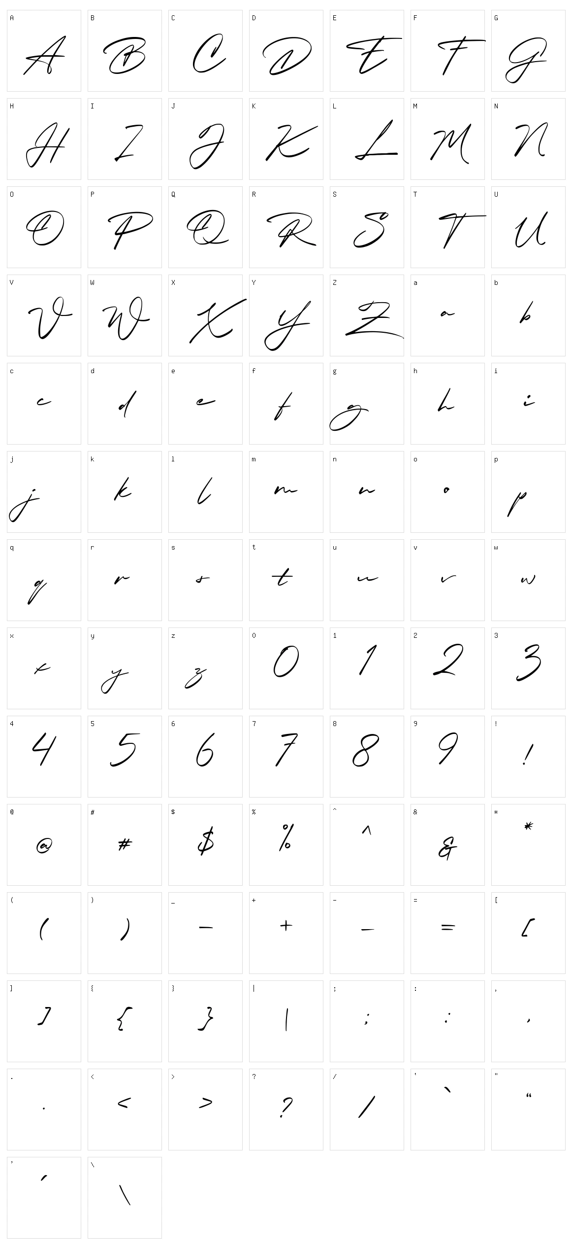 Waiting on the Bridge Character Set