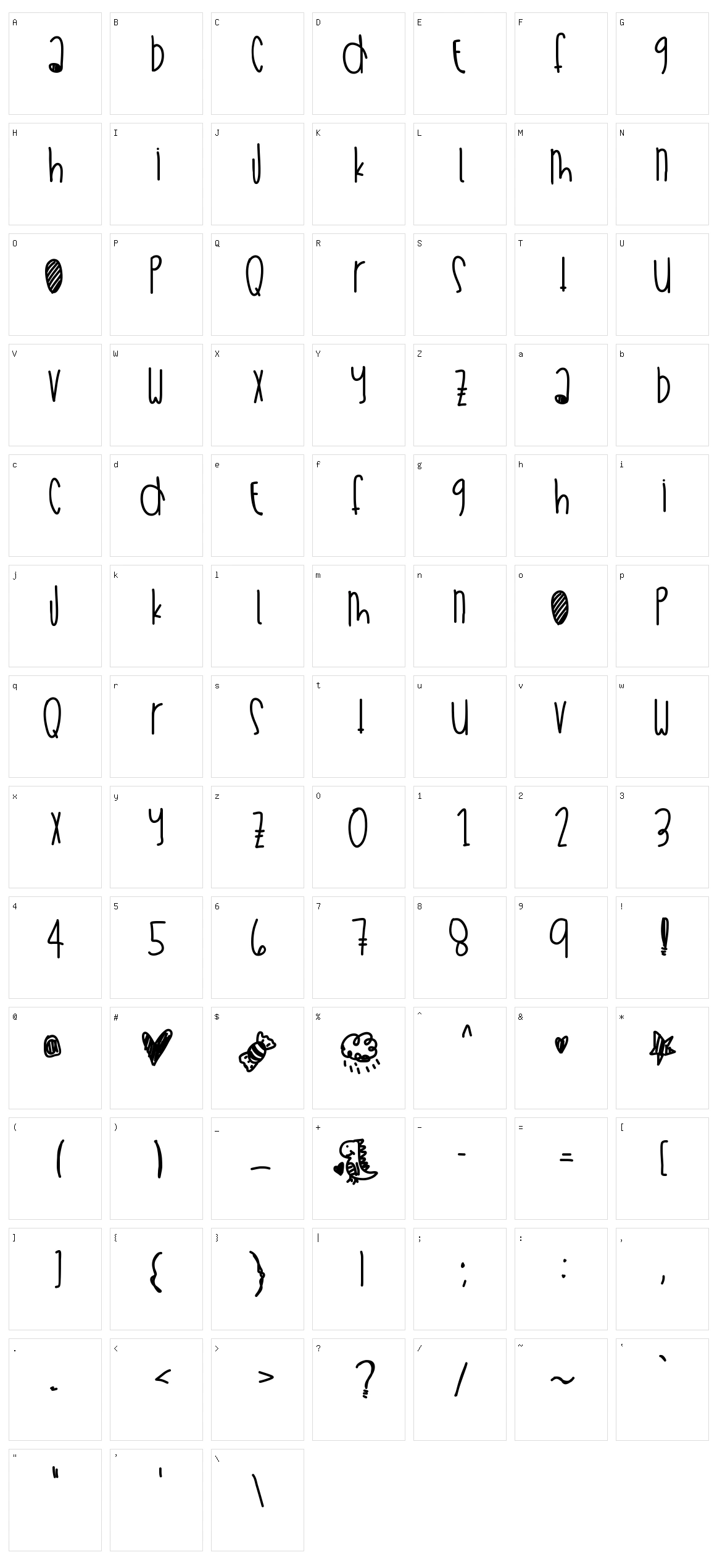 Weekend Summer Fun Character Set