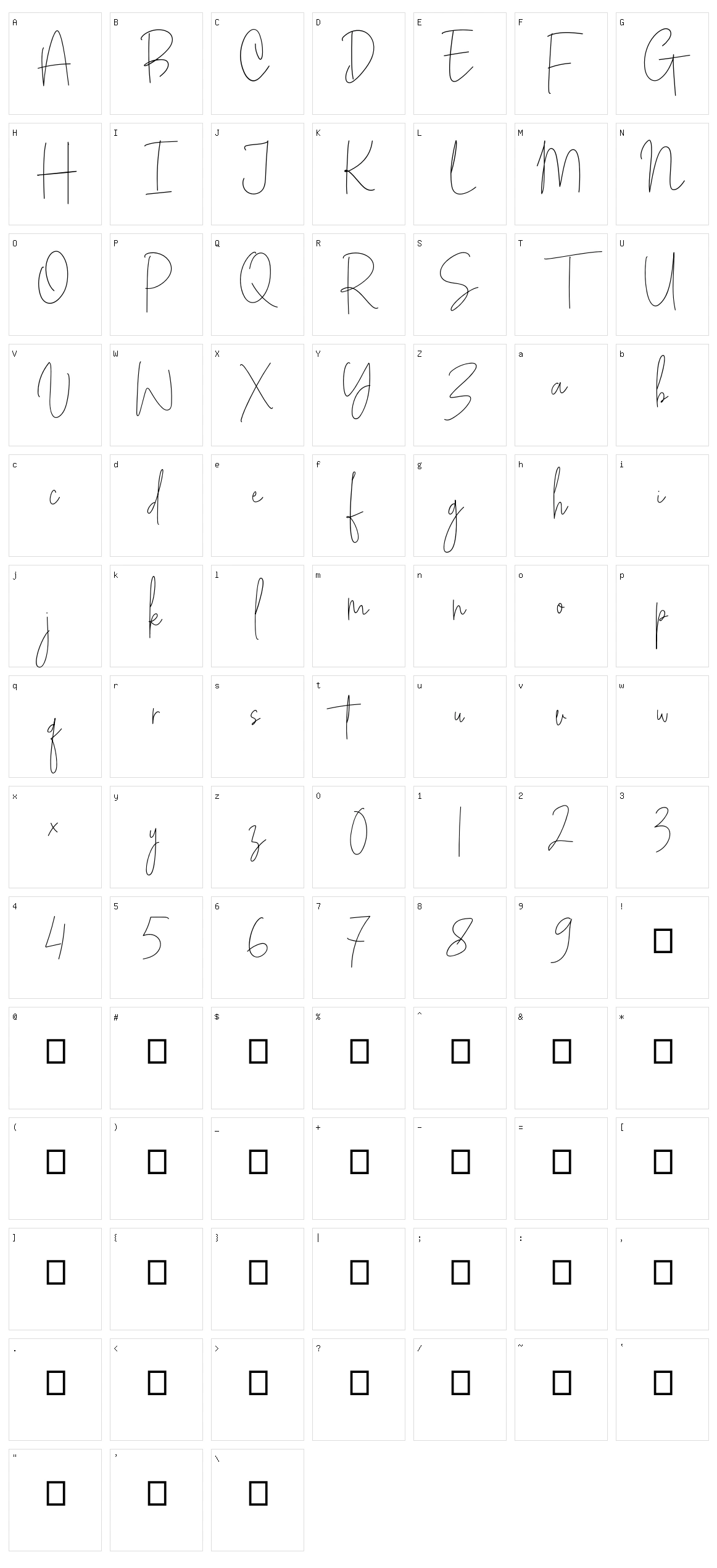 White Apparel Character Set