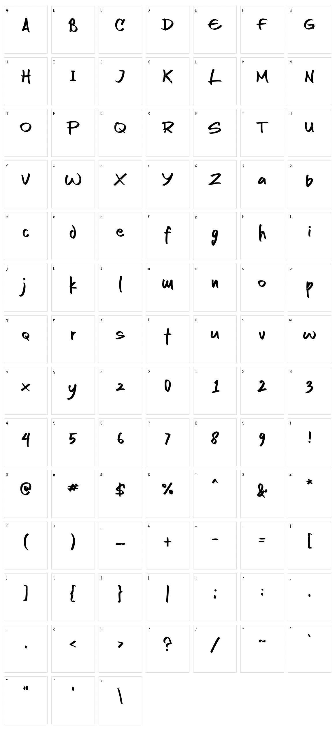 Wilder Artwork Character Set