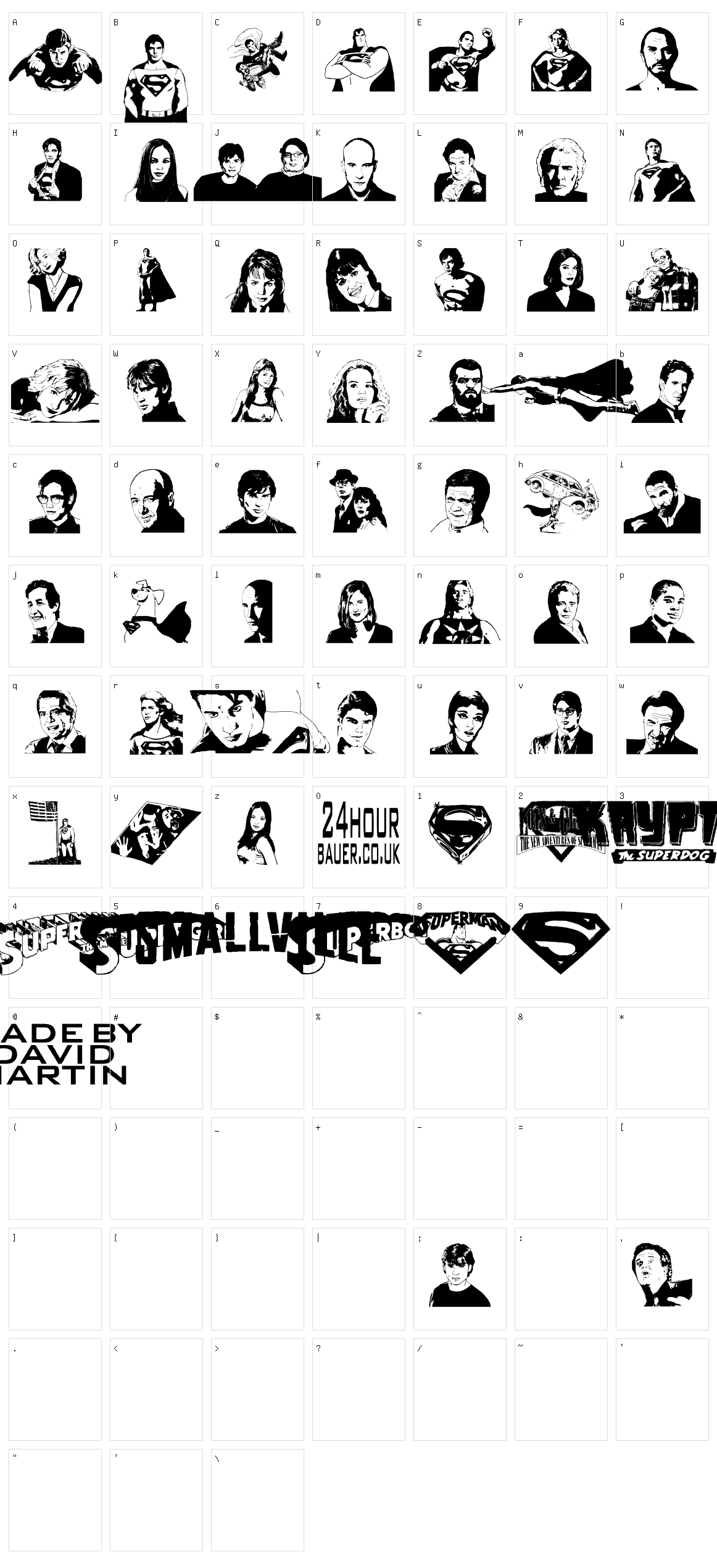 Superman Last Son of Krypton Character Set