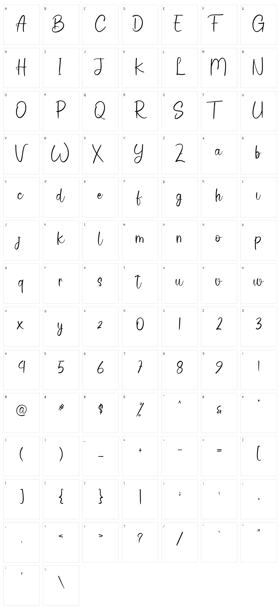 Winter Spesial Character Set