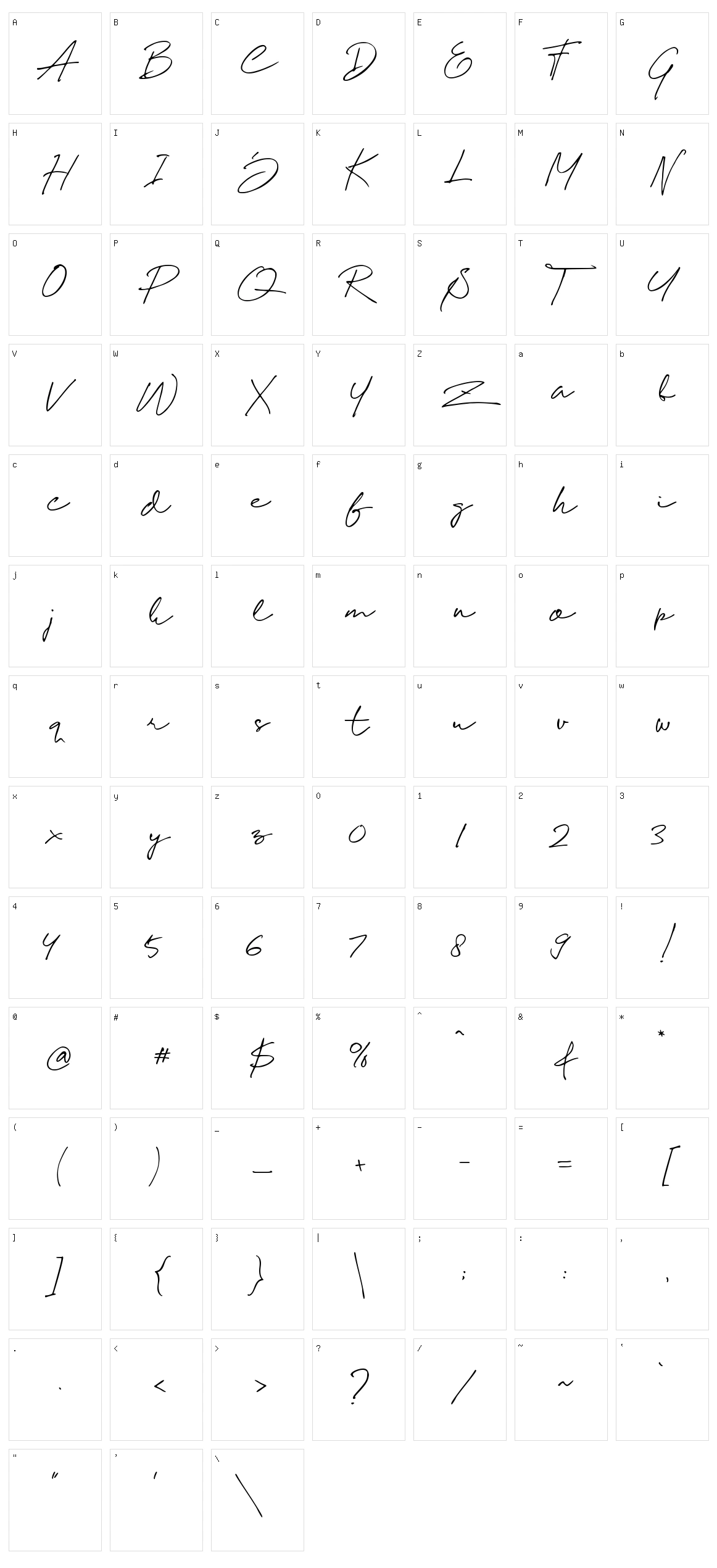 Wish Good Character Set