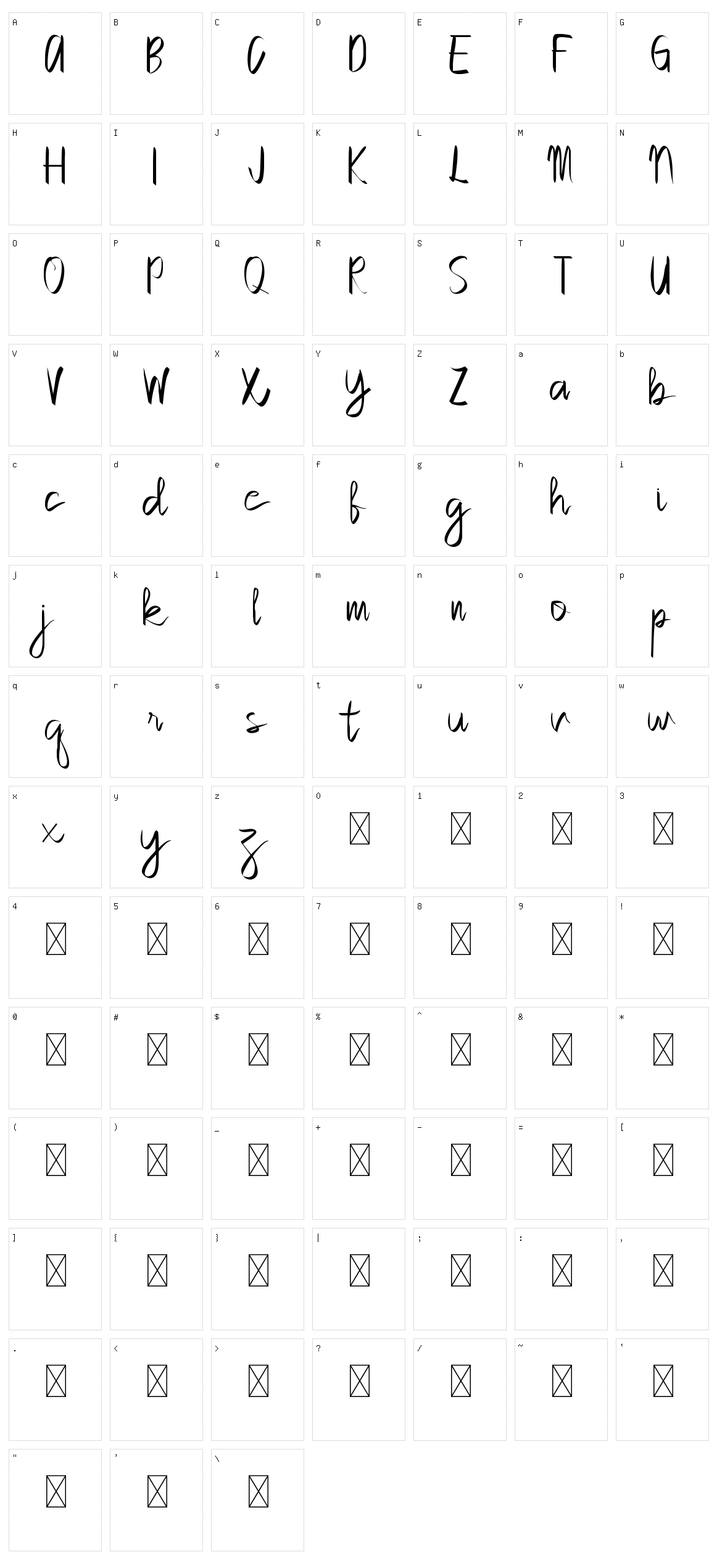 Within Life Character Set