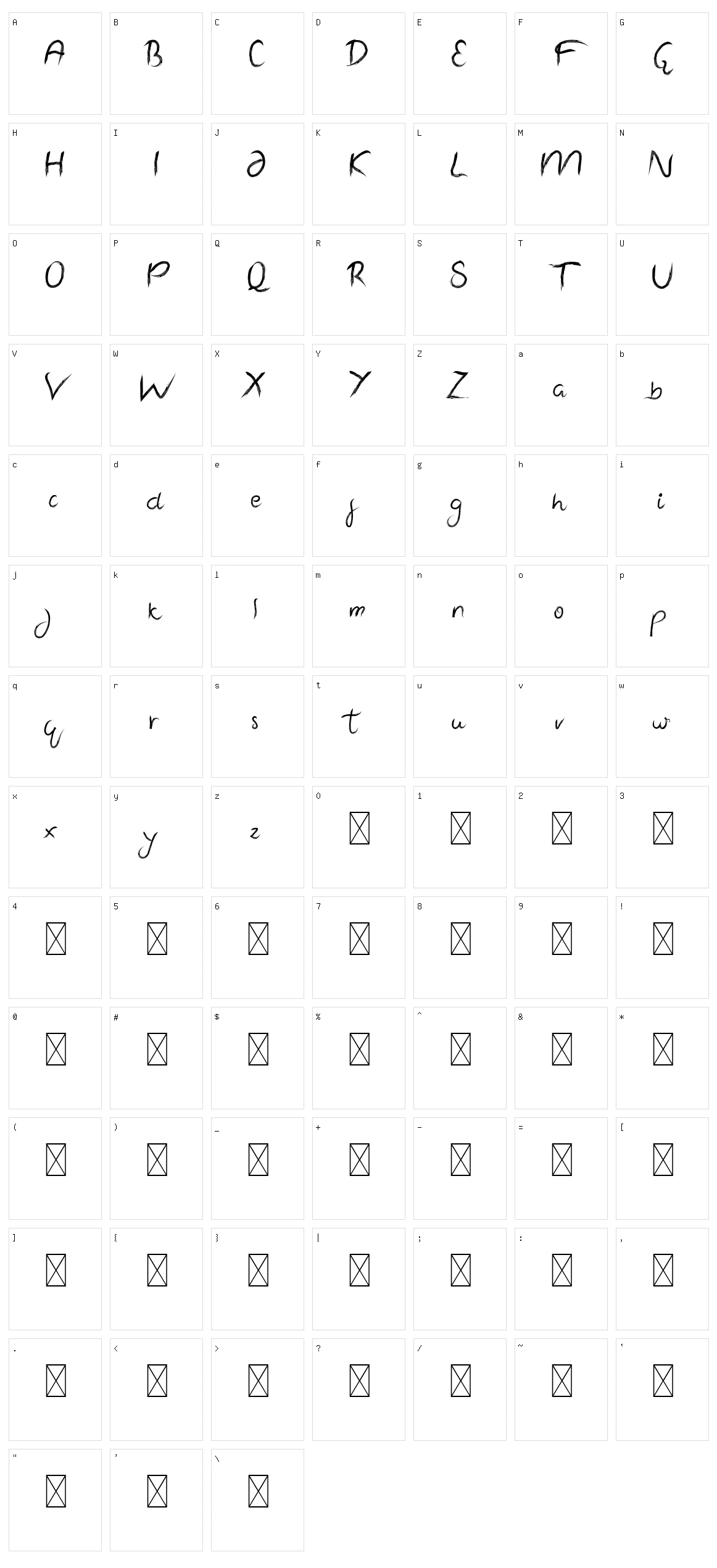 Wolf Rubeus Character Set