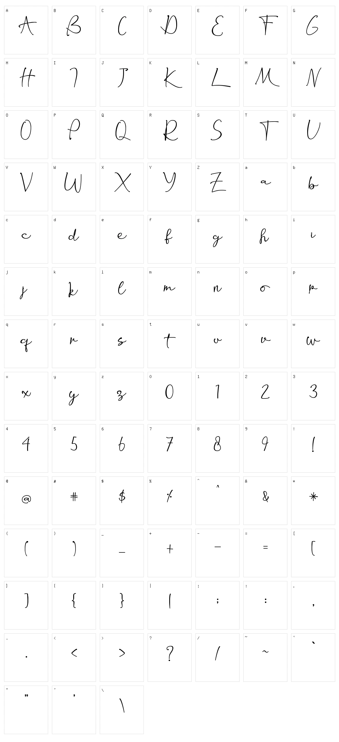 Wolfriend Character Set