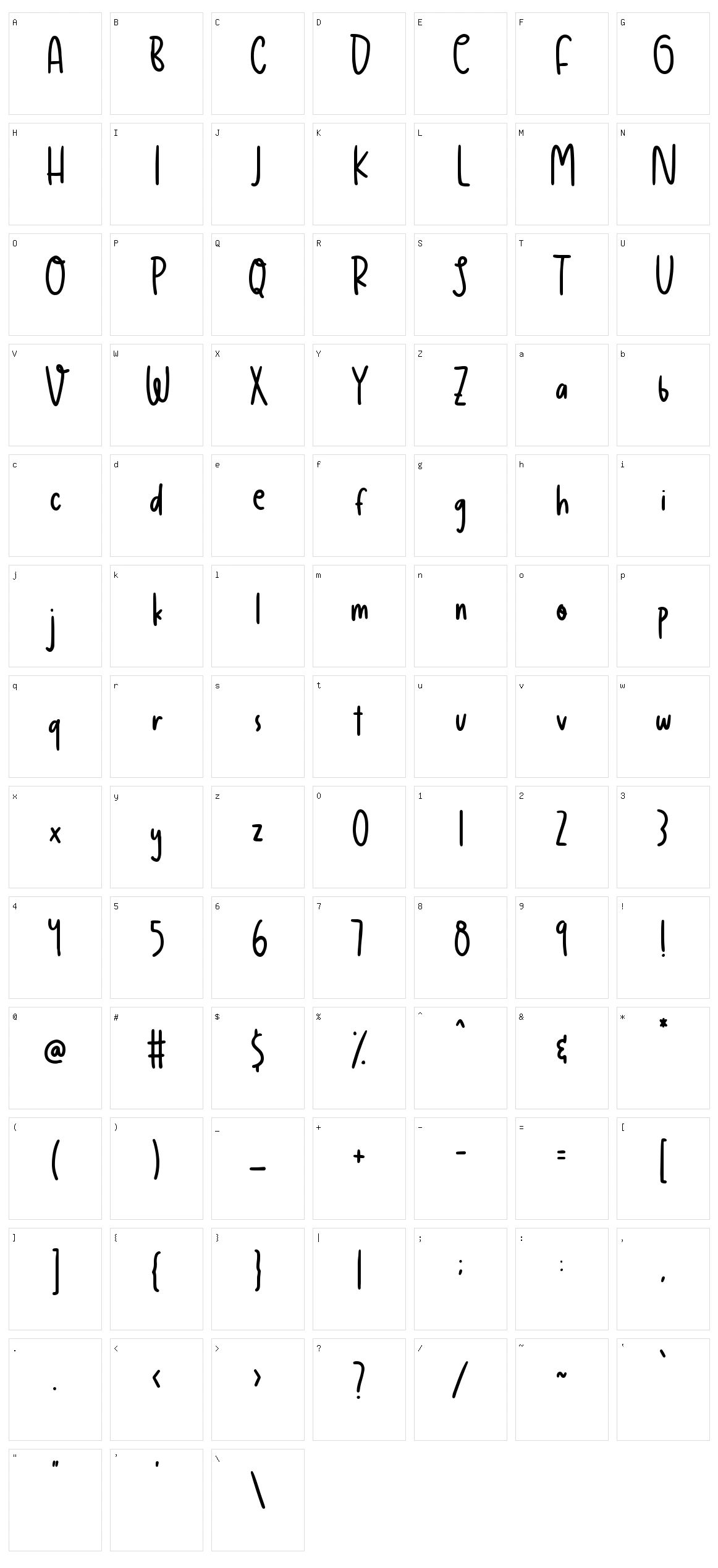 Wonderful Magic Character Set