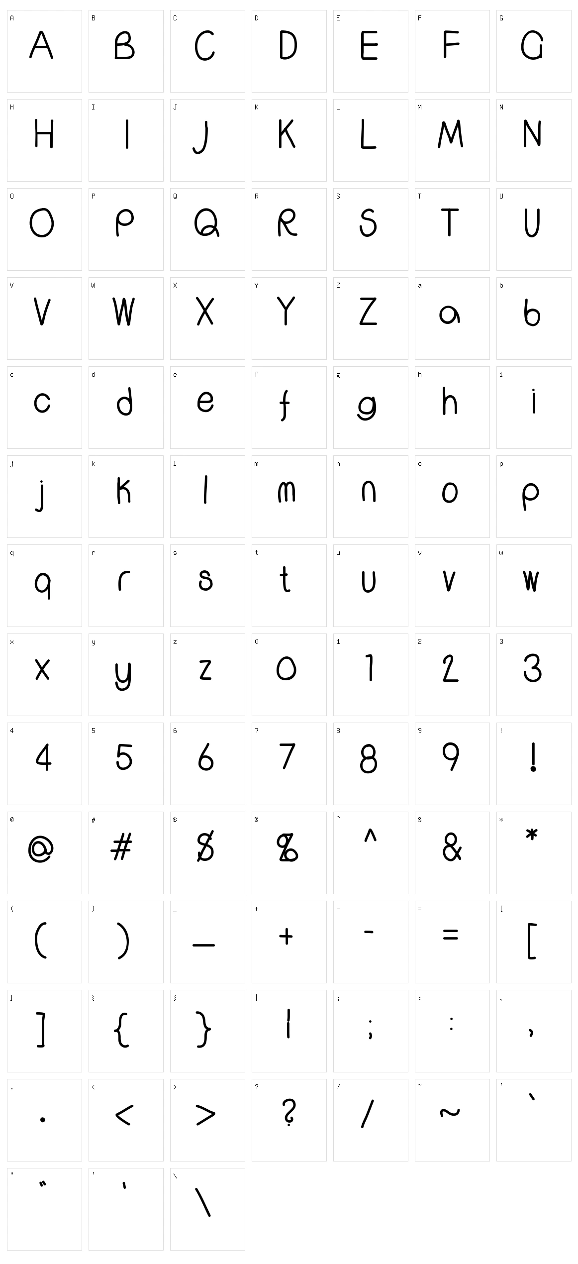 WS Call Me Character Set