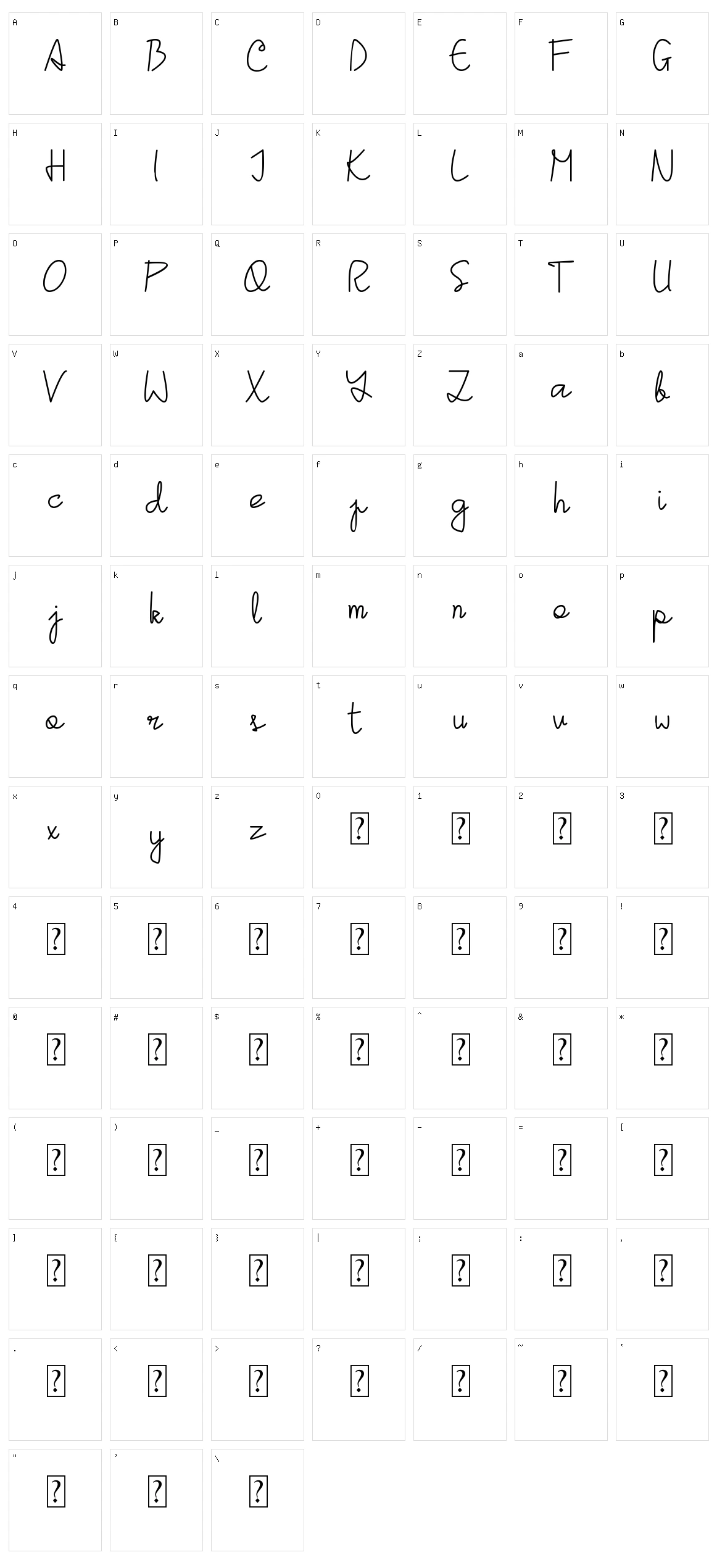 Yudistira Character Set