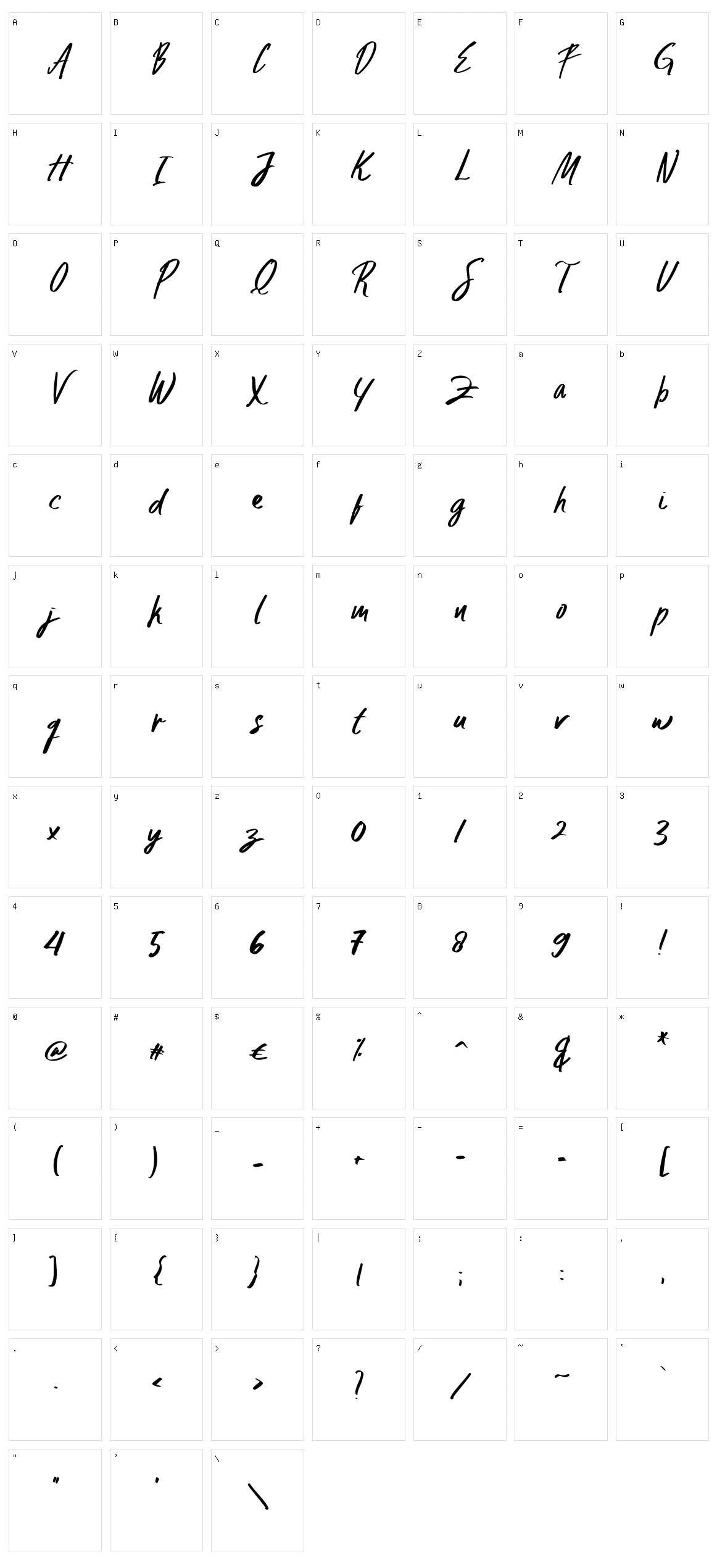 Zoltan Brownhate Character Set