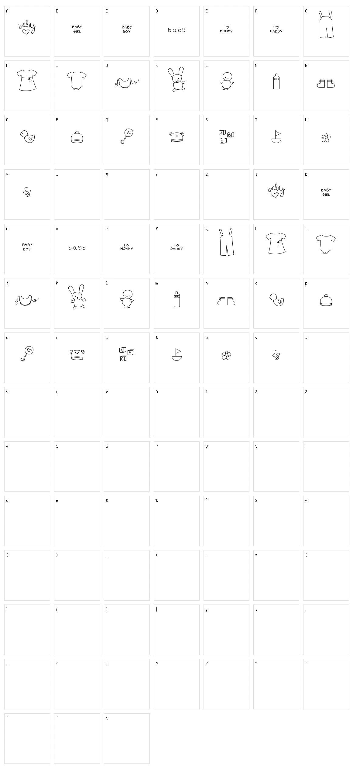 MTF Itty Bitty Baby Character Set