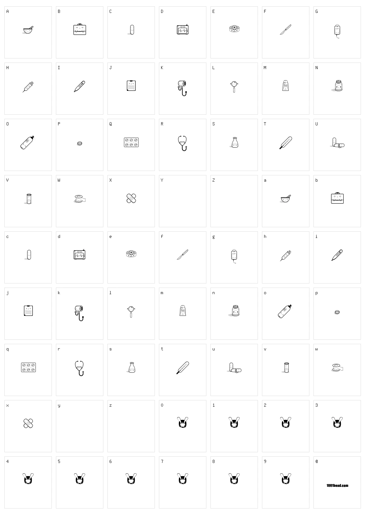 Kawaii Medical Character Set