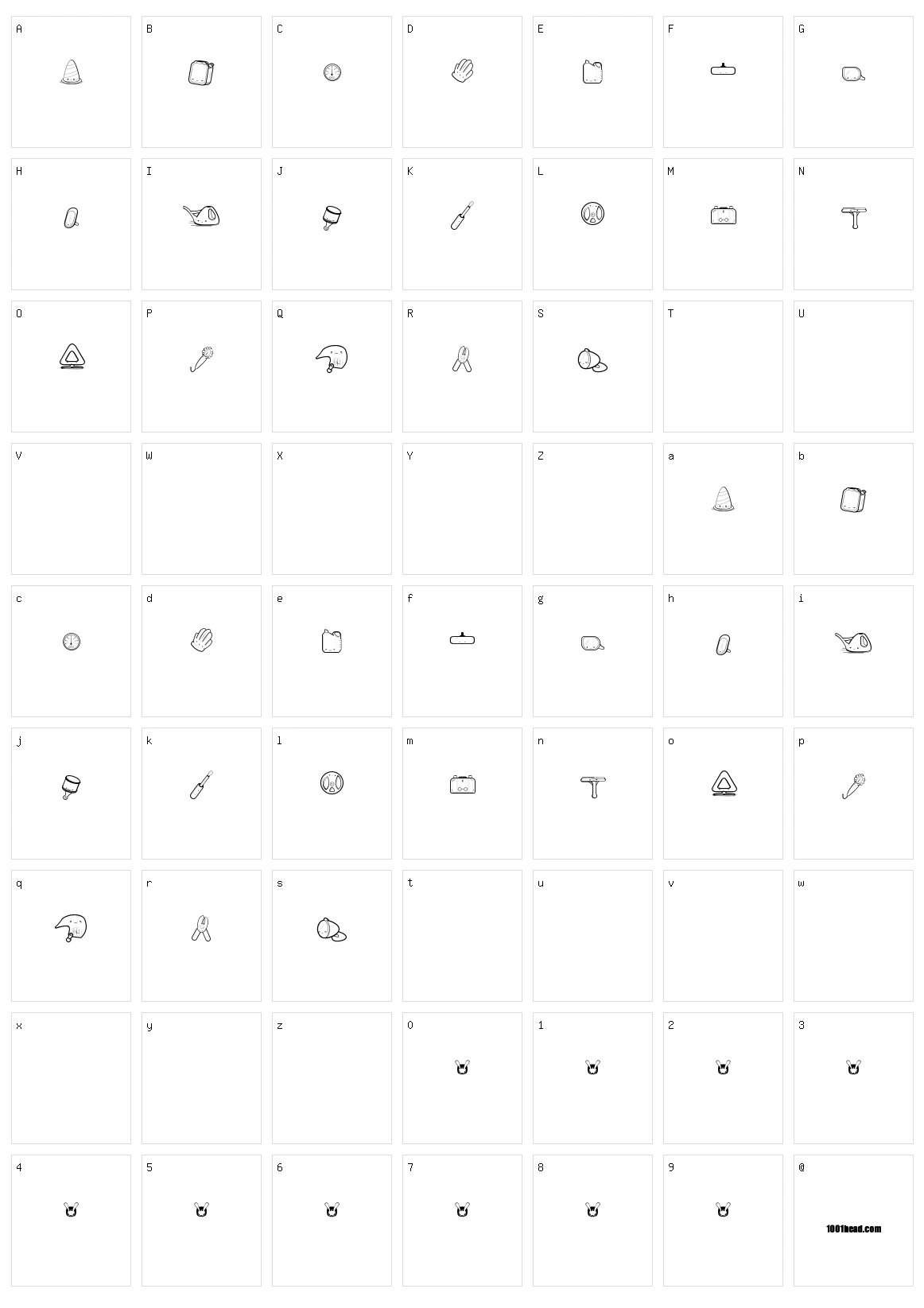 Toy Kars Character Set