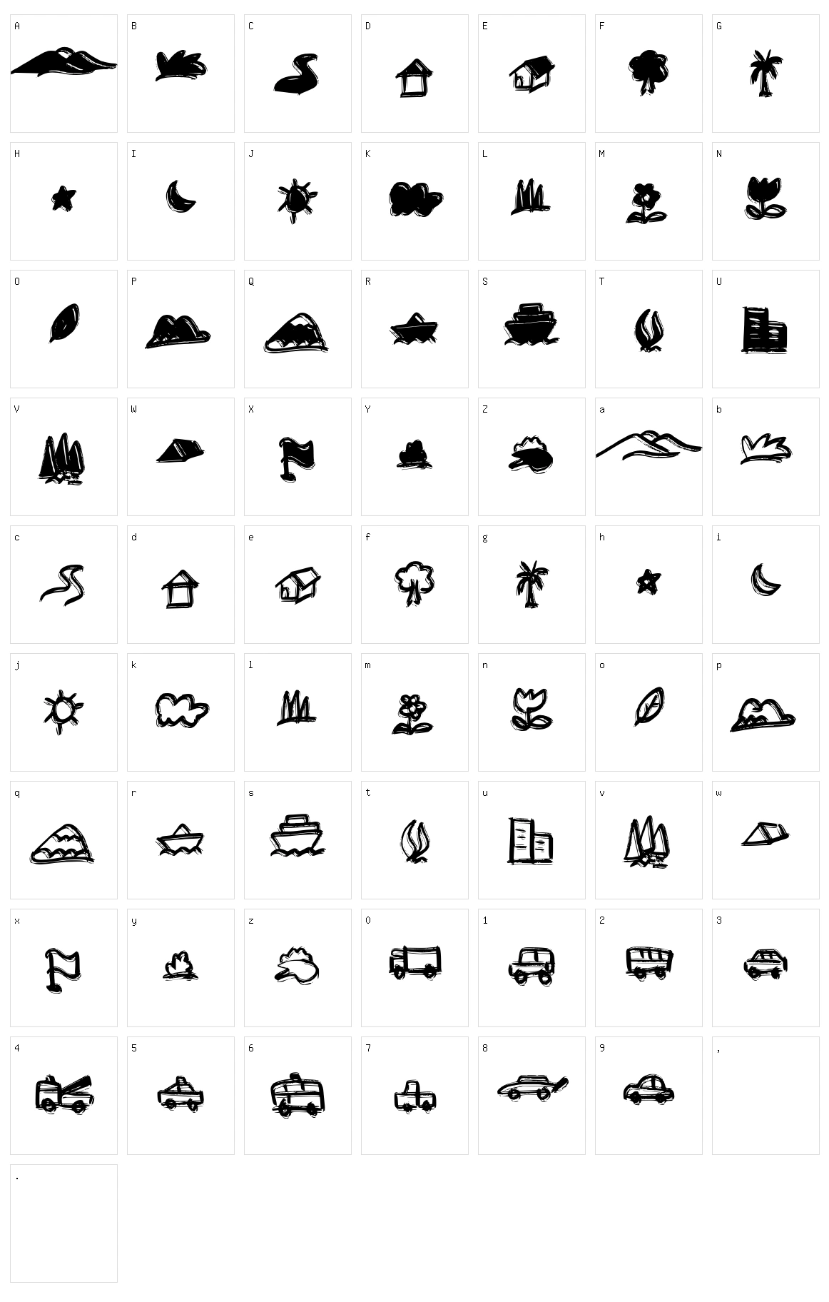 A Anak Cute Bonus Character Set