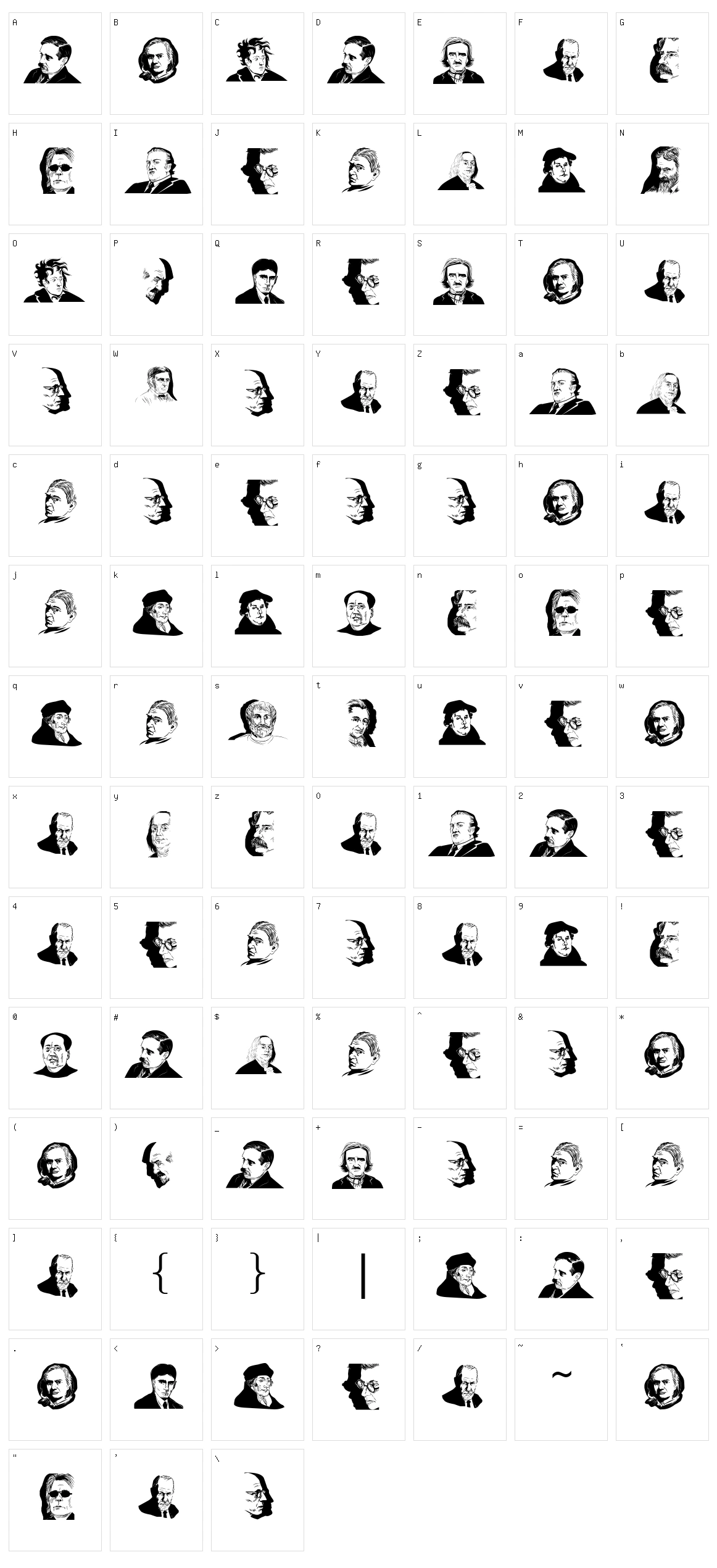 Thinkers World Character Set