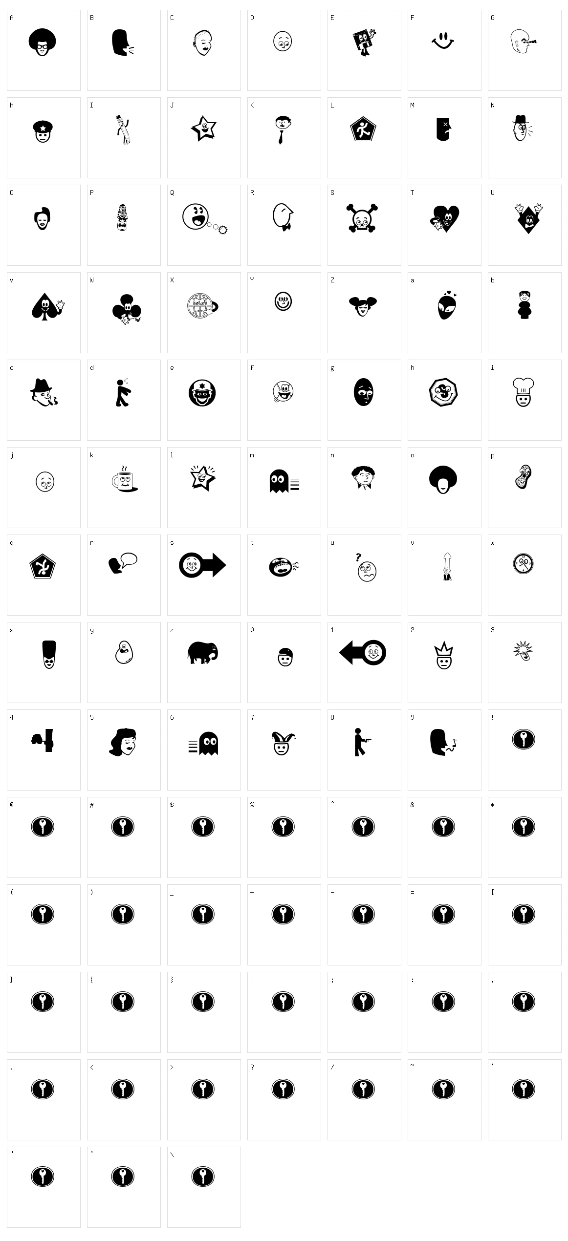 Goodhead Character Set