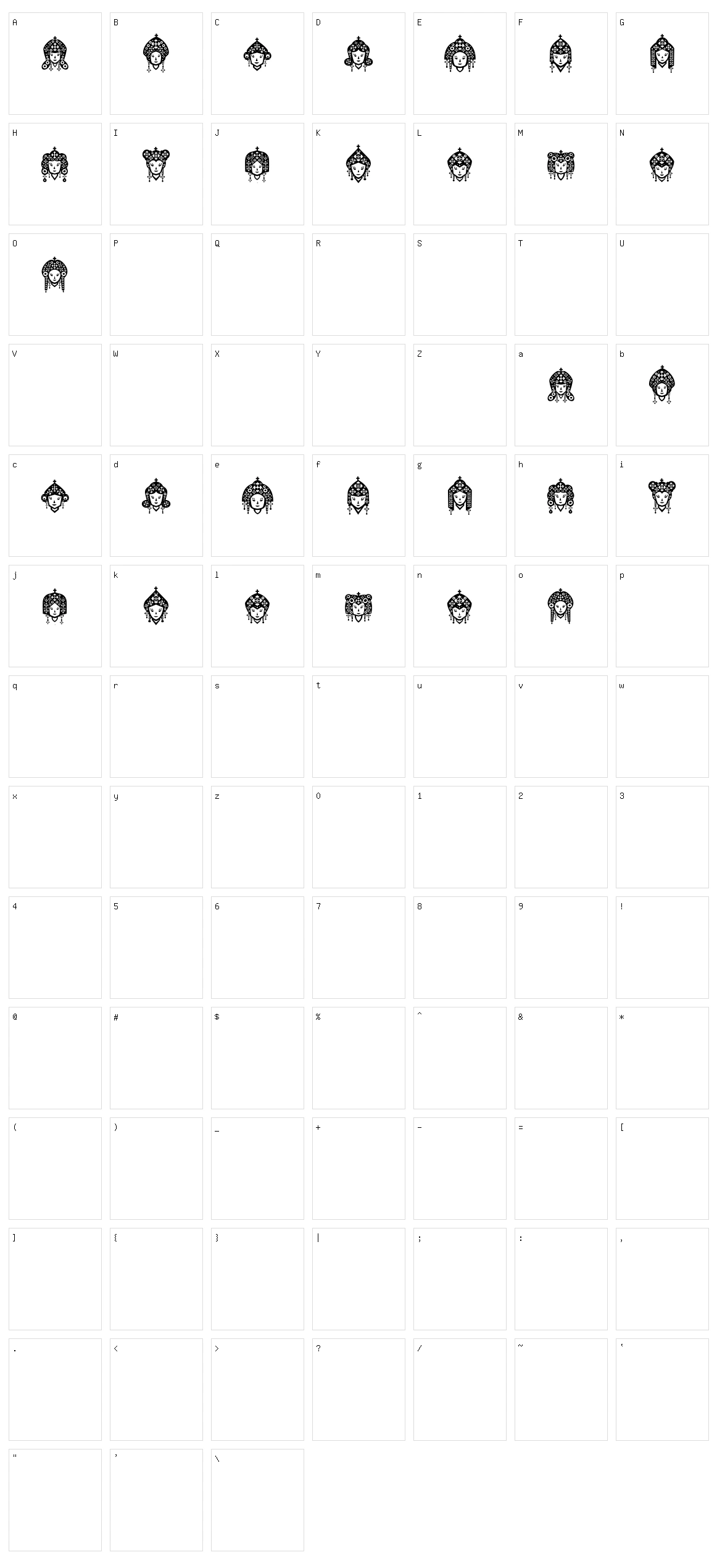 Head of Idol Character Set