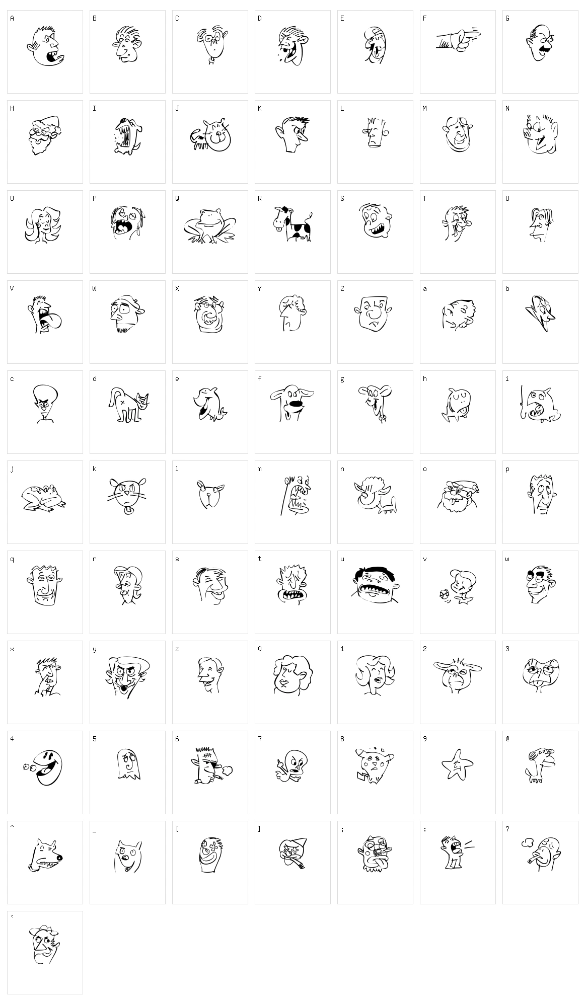 Sappy Mugs Character Set