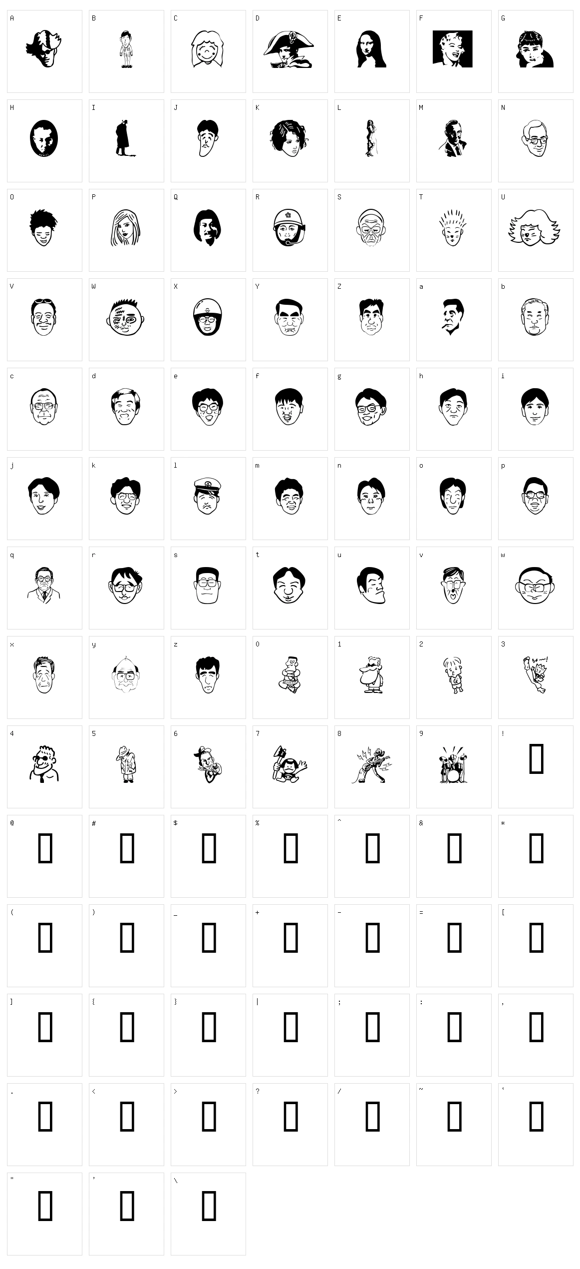 Sakabe People 02 Character Set